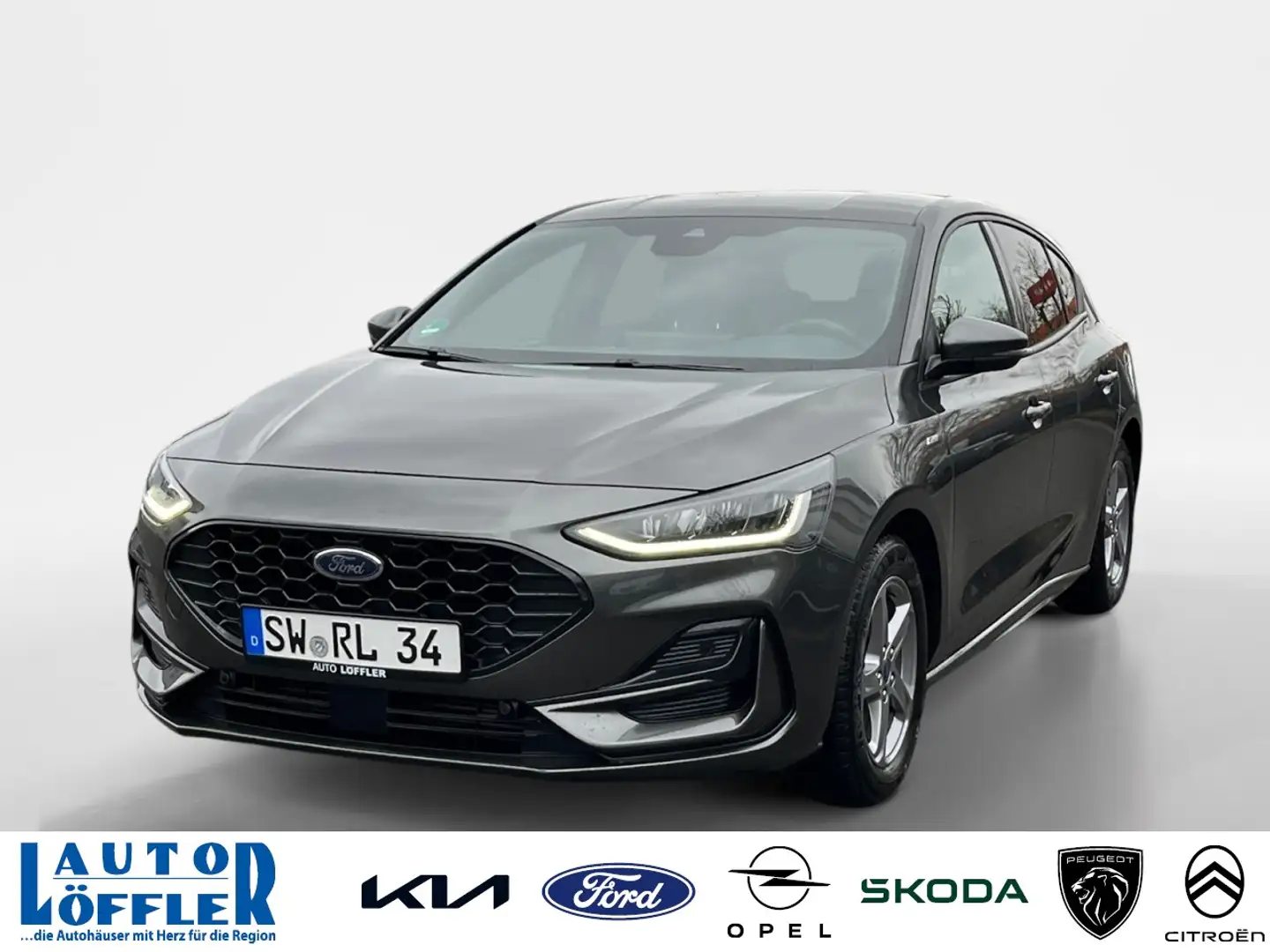 Ford Focus 1.0 Ecoboost MHEV ST-Line Navi DAB PDC Klima Navi Grau - 1