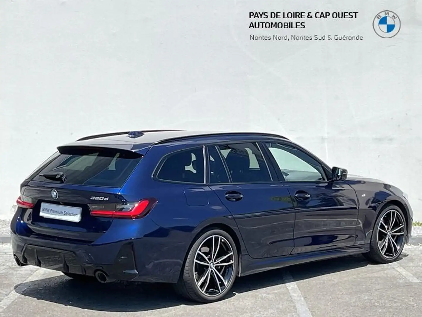 BMW 320 320dA 190ch M Sport Bleu - 2