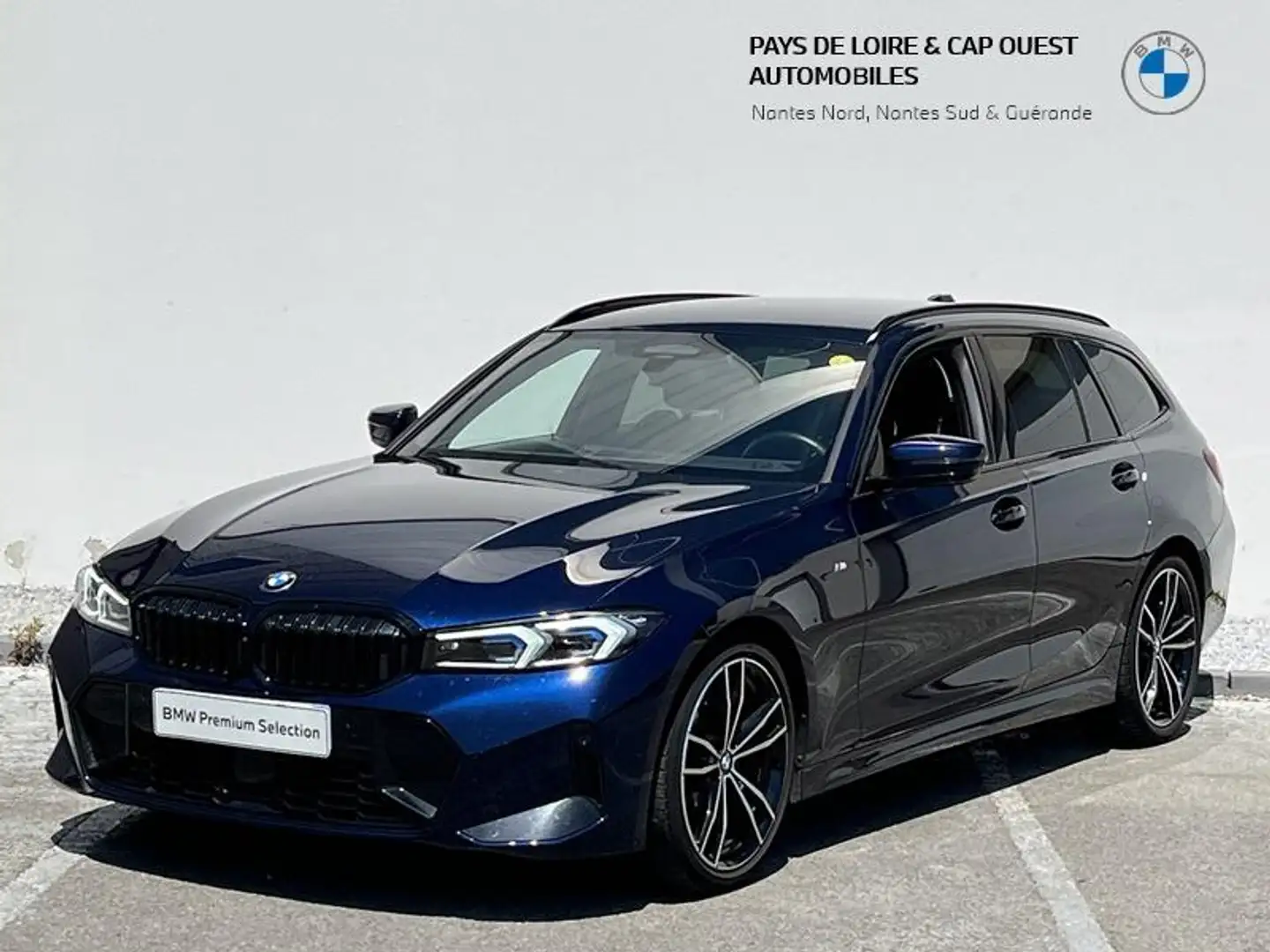 BMW 320 320dA 190ch M Sport Bleu - 1