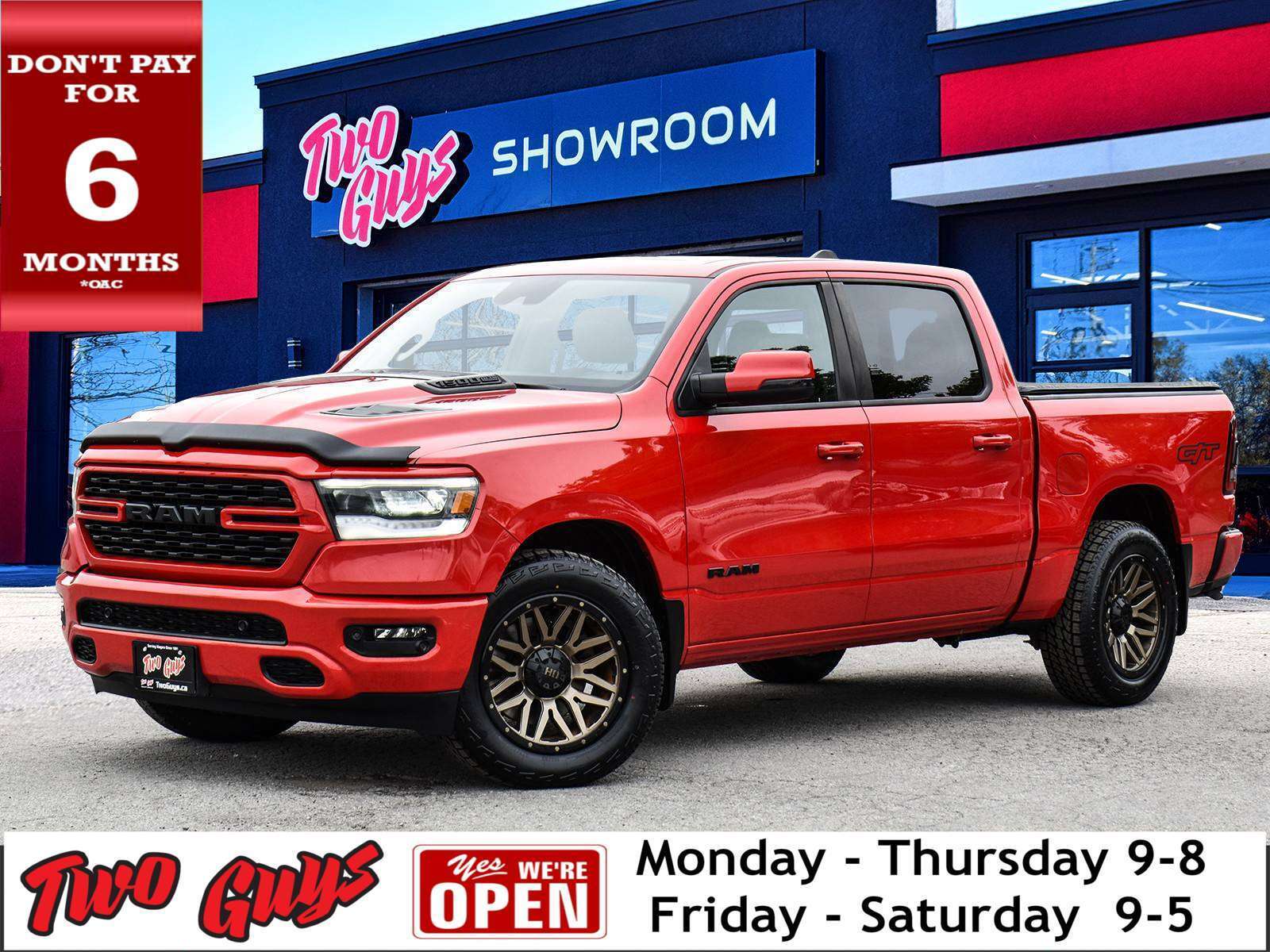2022 RAM 1500 Crew Cab Sport 4x4 Panoroof Nav Leather Back Up Camera photo 1