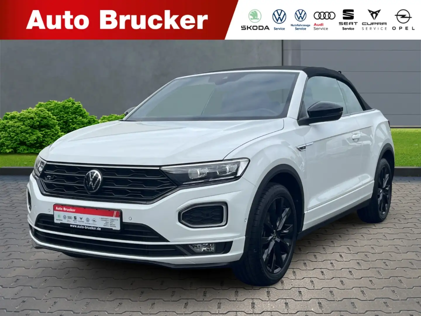 Volkswagen T-Roc Cabriolet R-Line 1.5 TSI+Navi+Sportfahrwerk+Kamera Wit - 1
