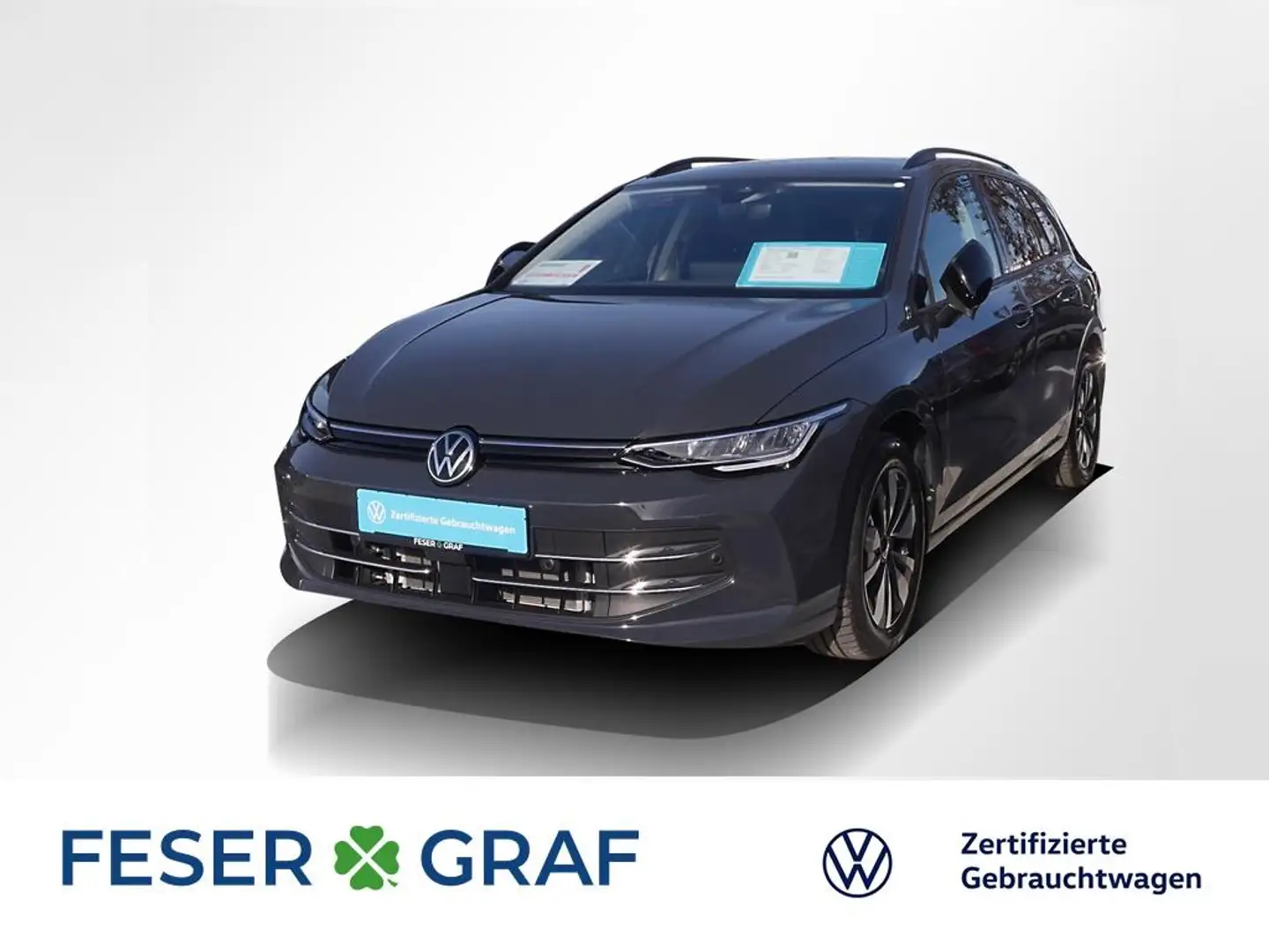 Volkswagen Golf 8 Var. 1.5 eTSI Goal DSG ACC LED Navi RüKa Gris - 1