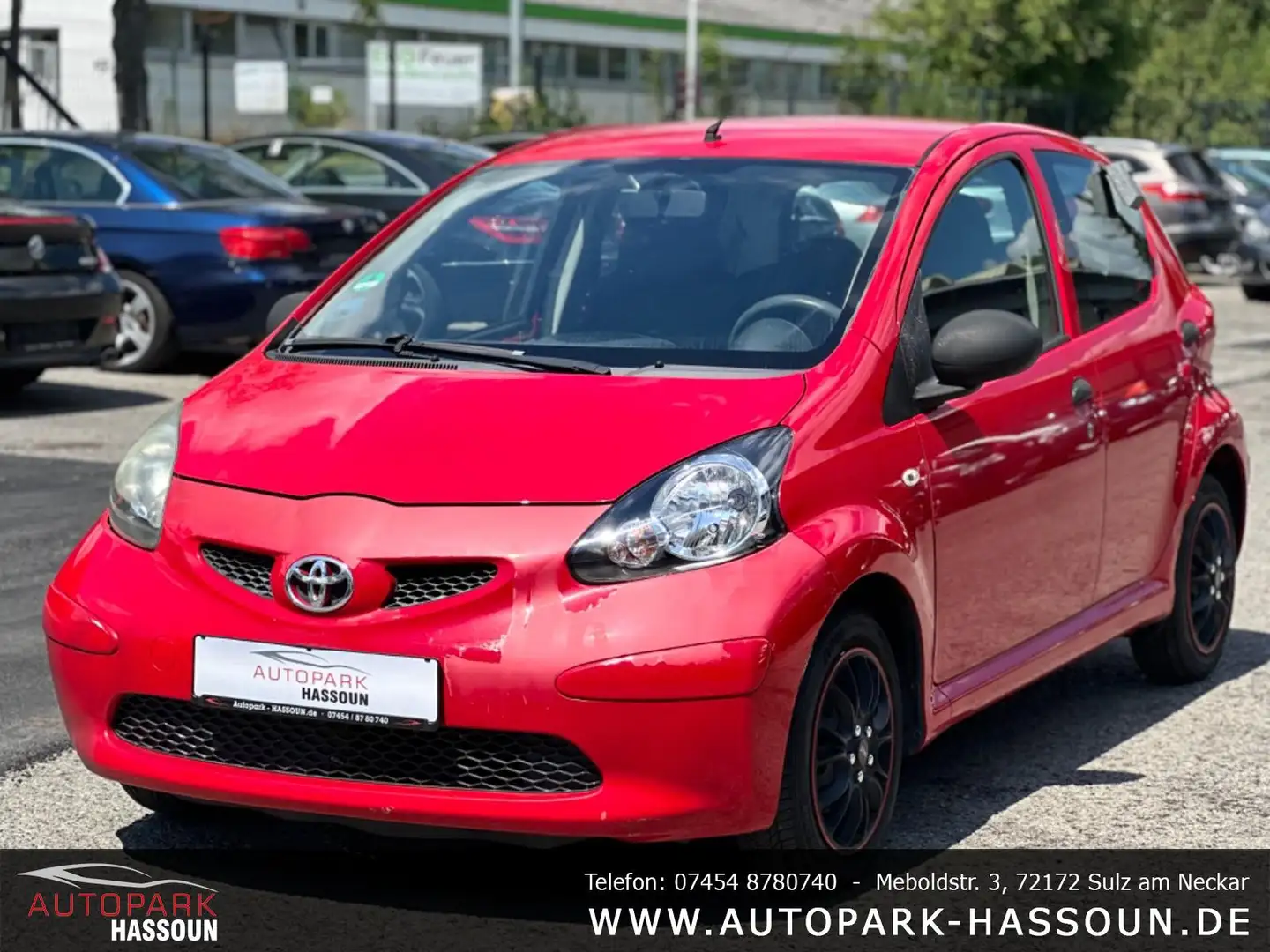 Toyota Aygo Basis Garantie 4-Sitz. 8-Fach Rot - 1