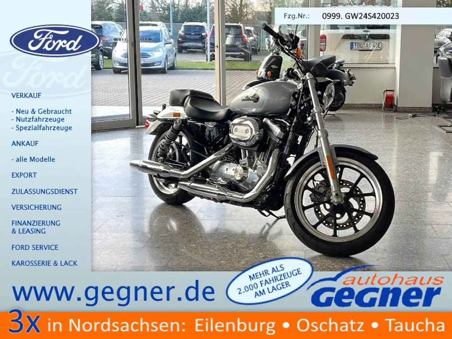 Harley-Davidson Sportster 883 SuperLow (XL 883L) Argintiu - 1