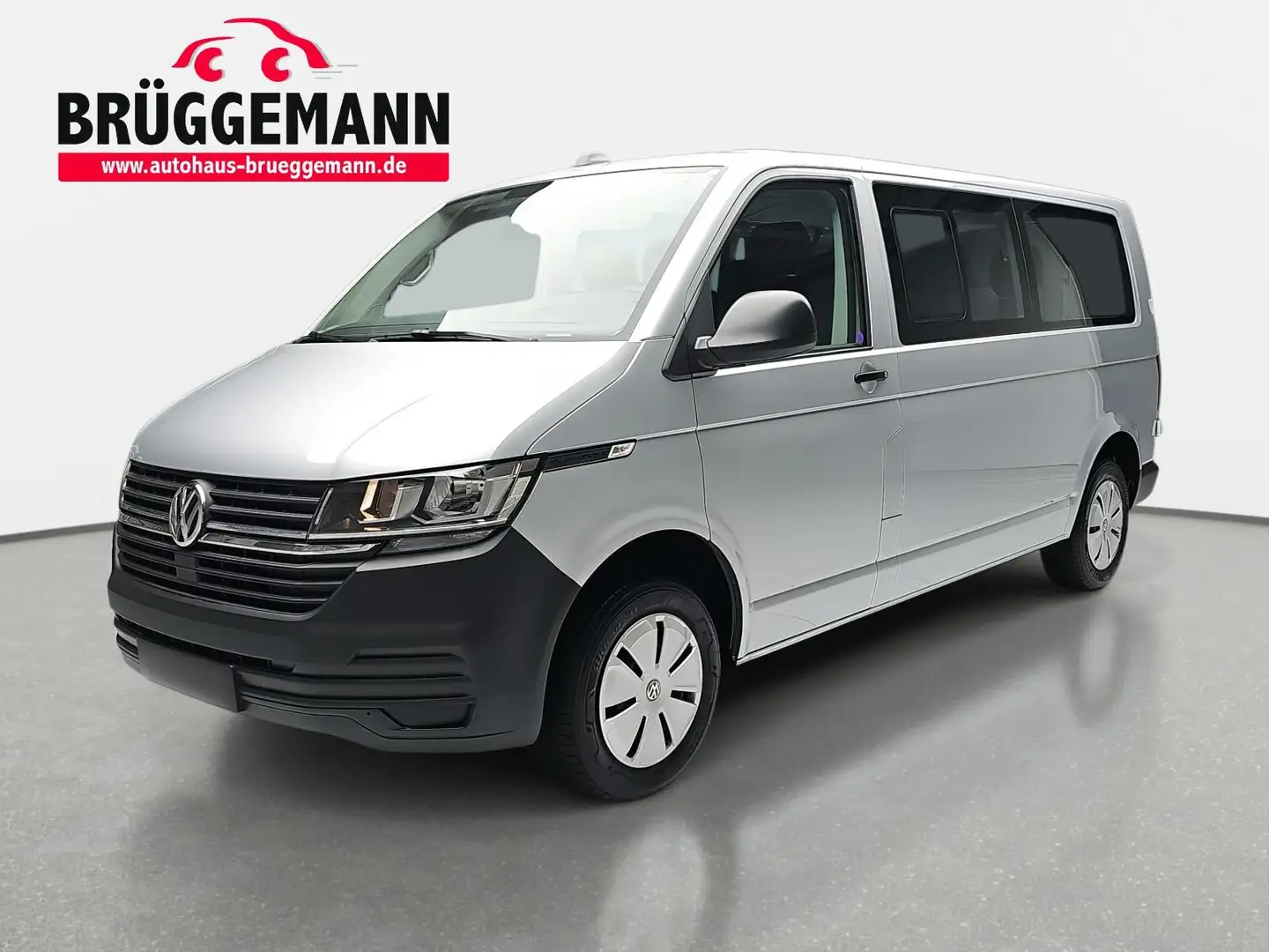 Volkswagen T6.1 Kombi T6.1 KOMBI 2.0 TDI L2H1 KLIMA 9-SITZE HECKFLÜGELTÜ Zilver - 1