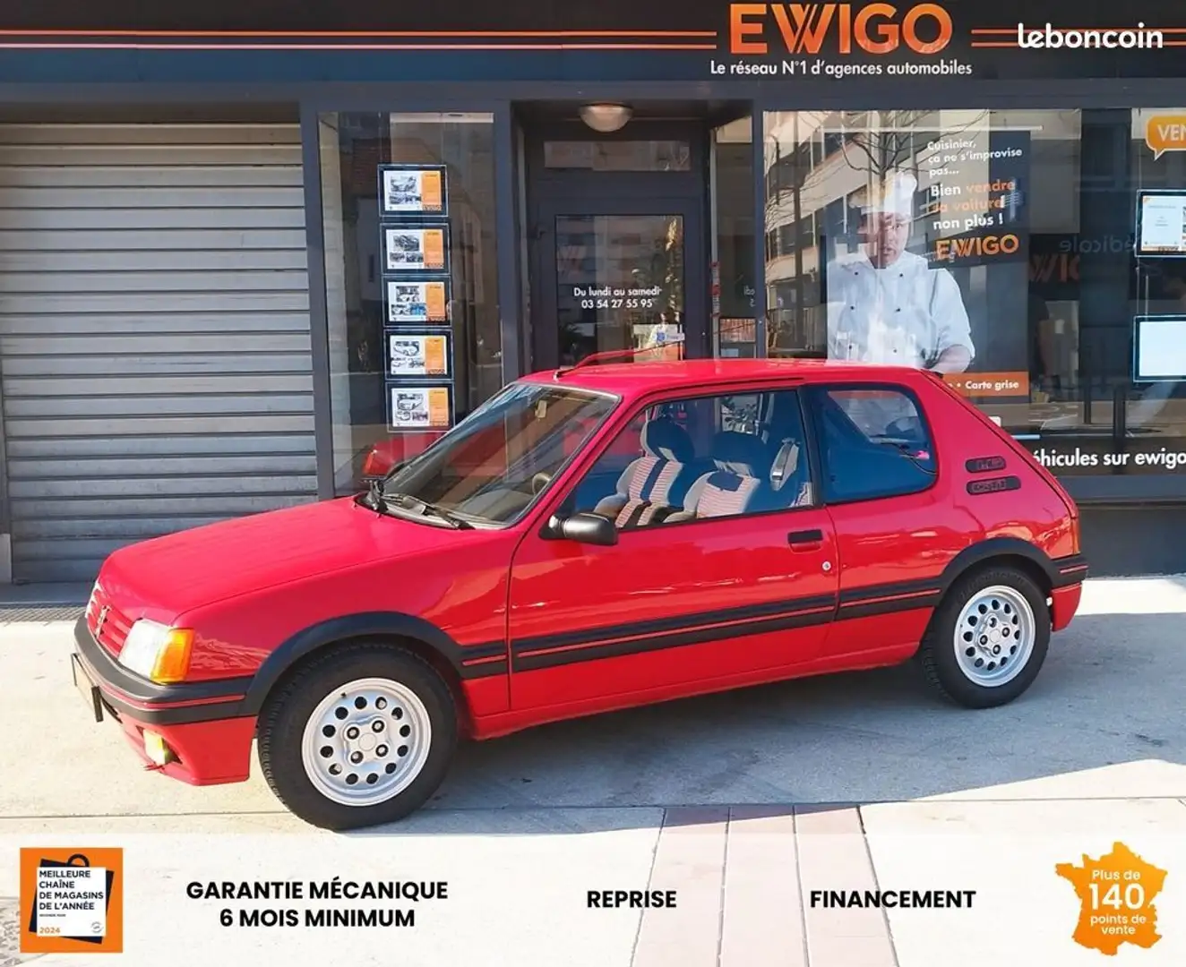 Peugeot 205 gti 1.6 115ch Rouge - 1