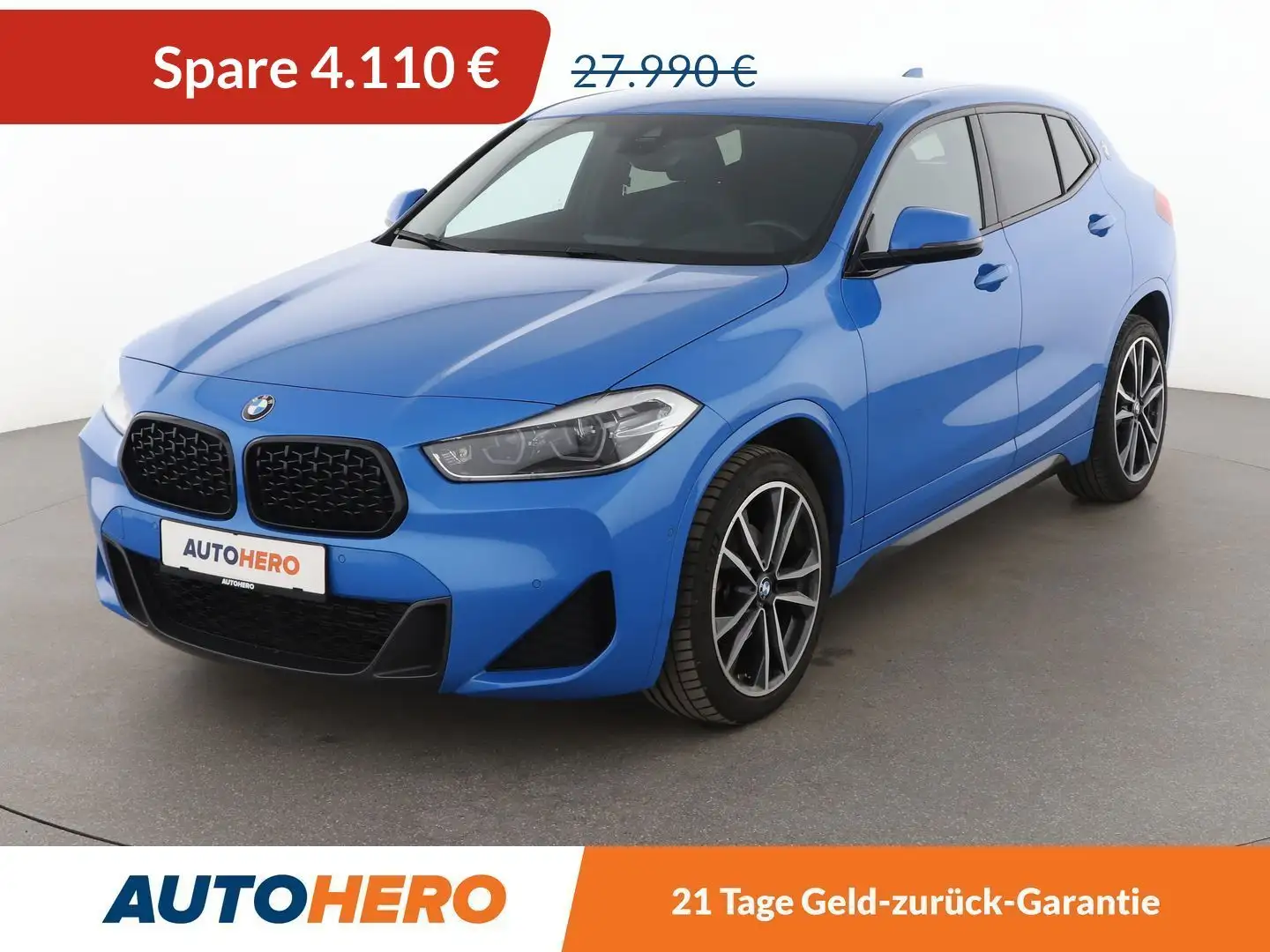 BMW X2 xDrive 18d M Sport Aut.*NAVI*LED*TEMPO*PDC*SHZ* Blau - 1