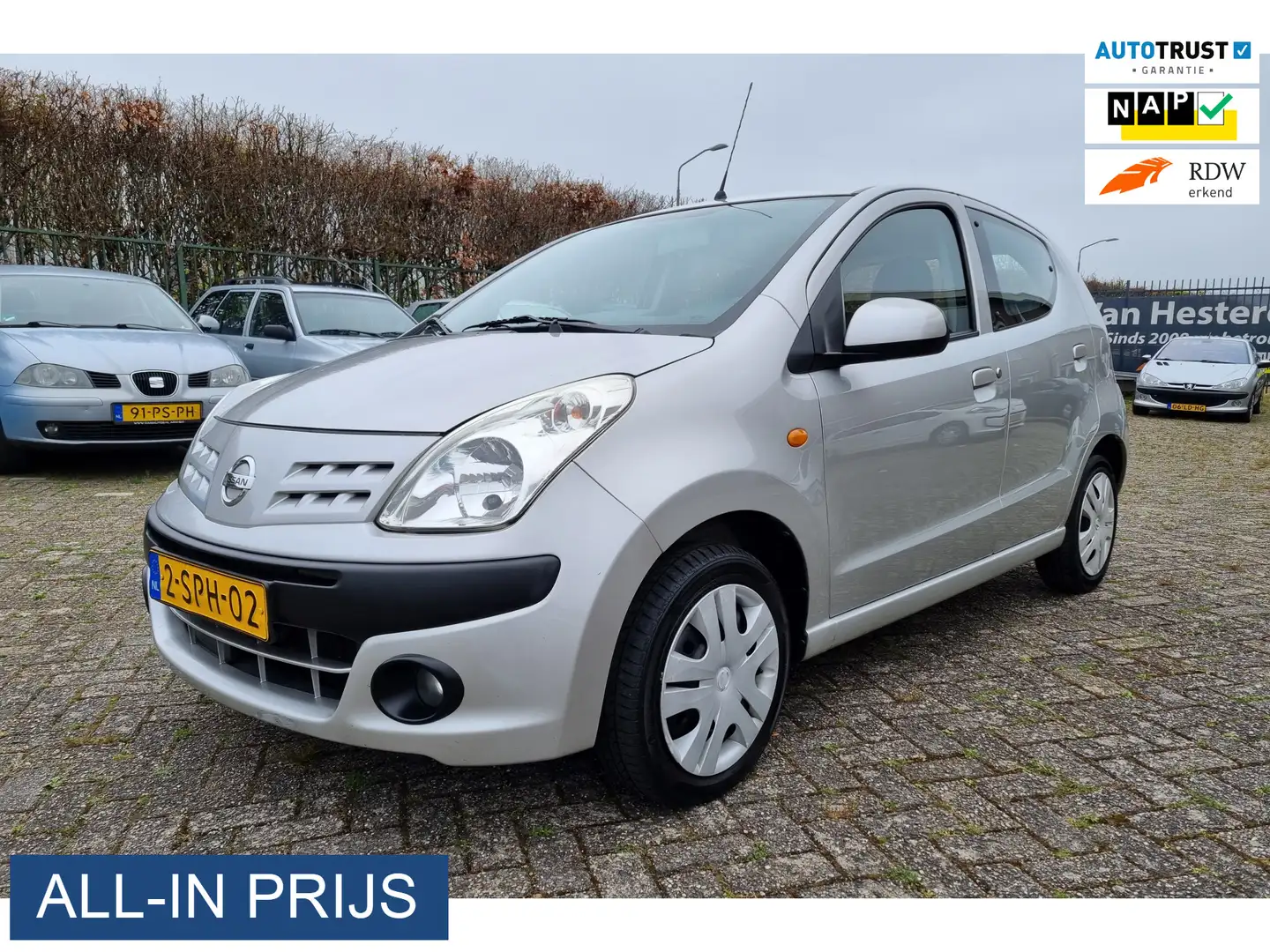 Nissan Pixo 1.0 Look ✅AIRCO ✅NIEUWE APK ✅GARANTIE Серый - 1