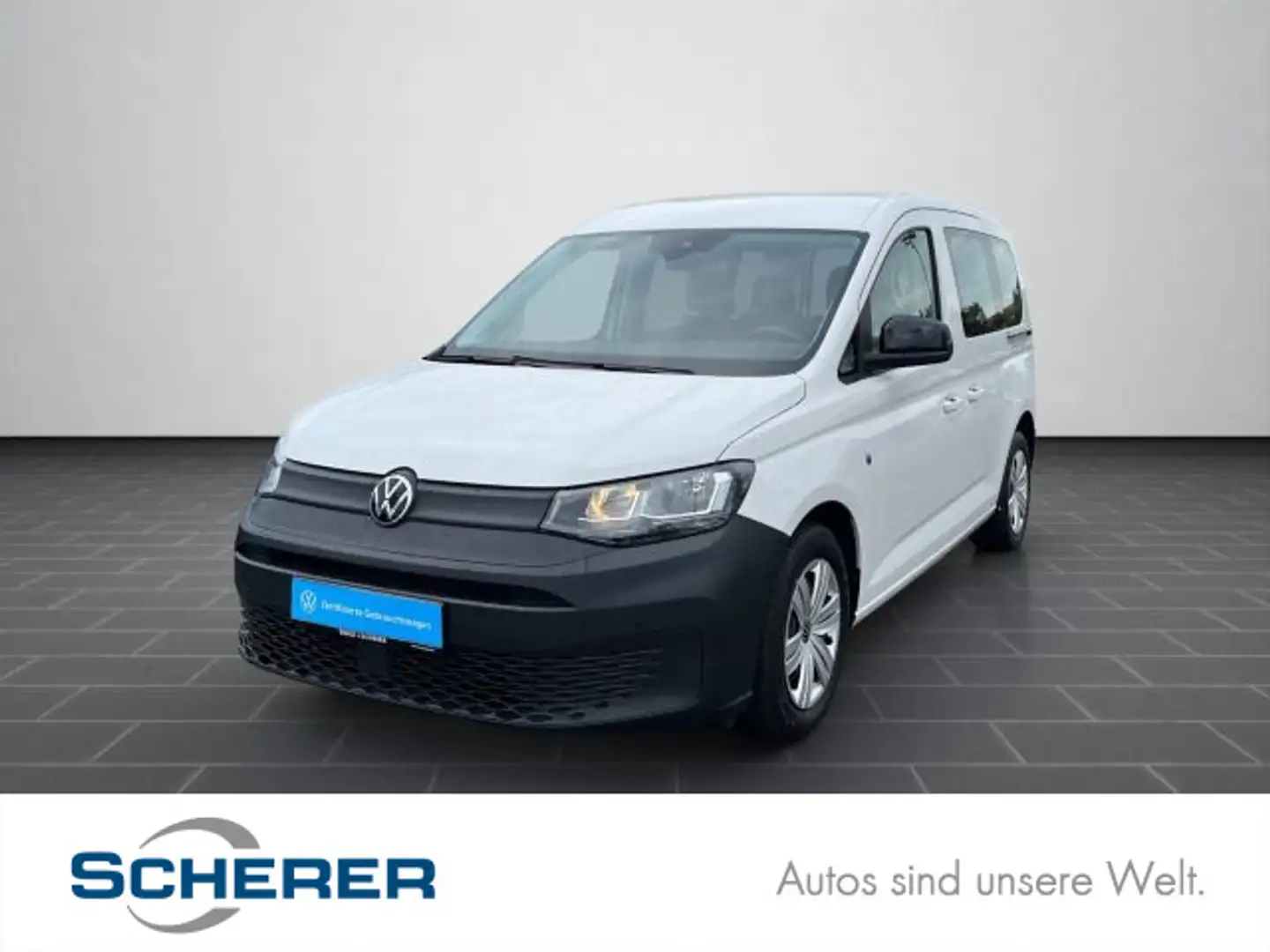 Volkswagen Caddy 2.0 TDI DSG Flügelt+7-Sitze+Kamera+A Weiß - 1