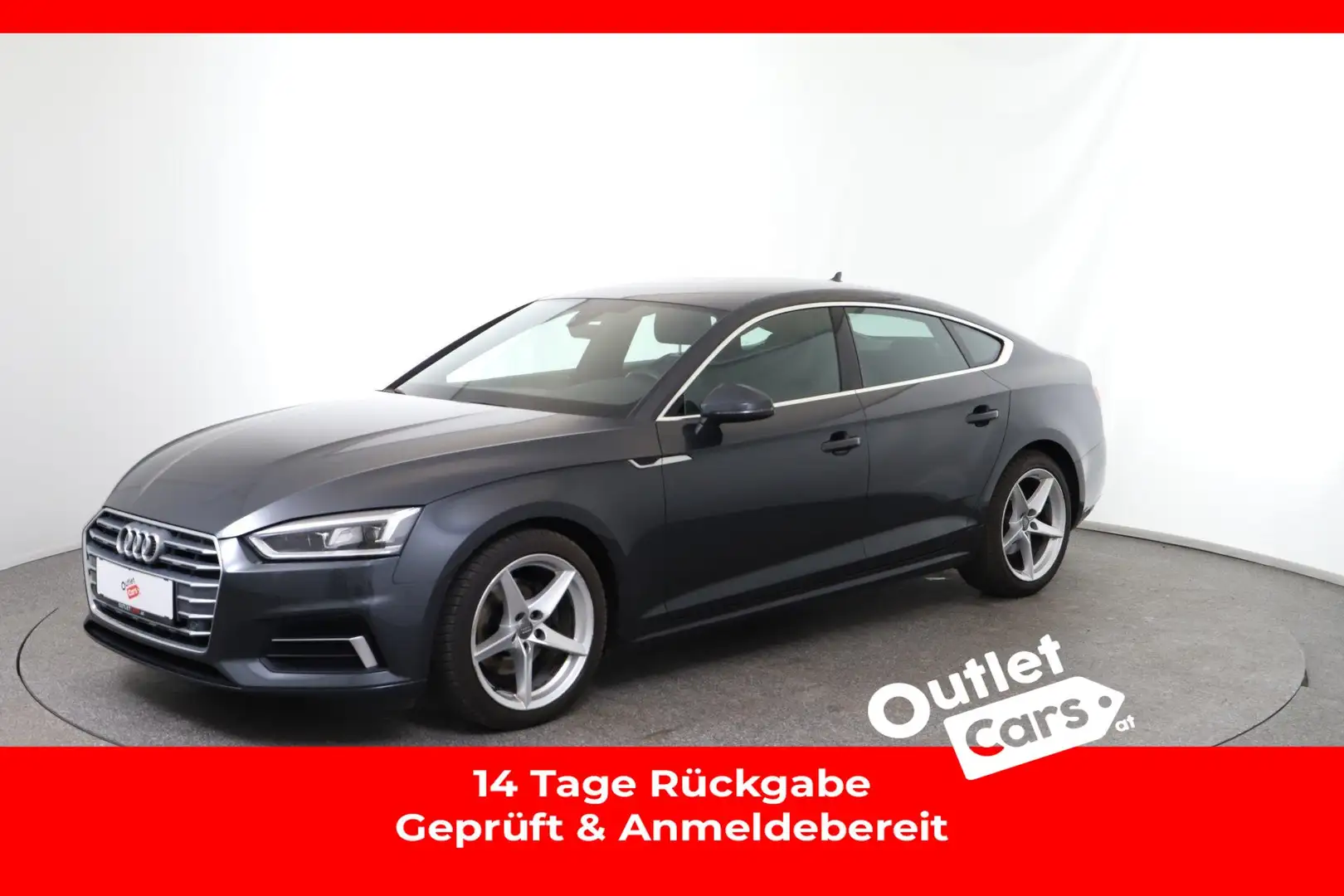 Audi A5 SB 30TDI Aut. LED+NAVI+LM+PDC+SHZ+SoundSys Grau - 1