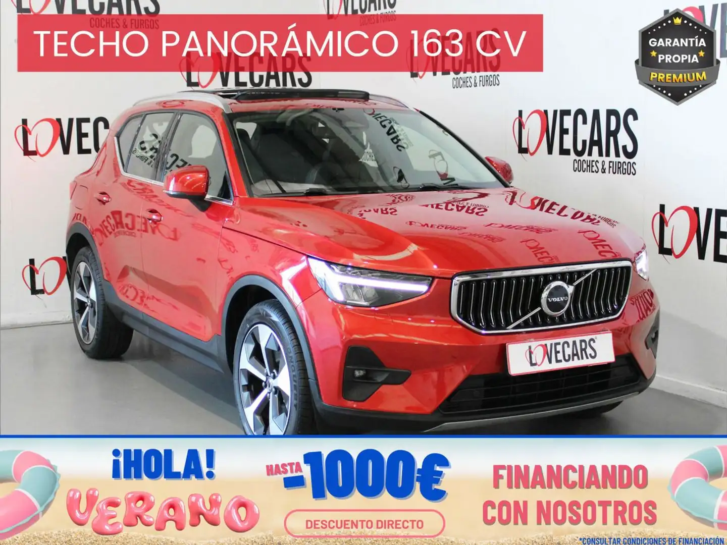 Volvo XC40 2.0 B3 G Ultimate Dark Auto Rojo - 1