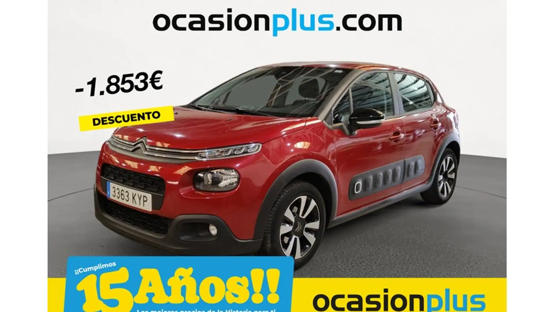 Citroen C3 1.2 PureTech S&S Elle 82 Rood - 1