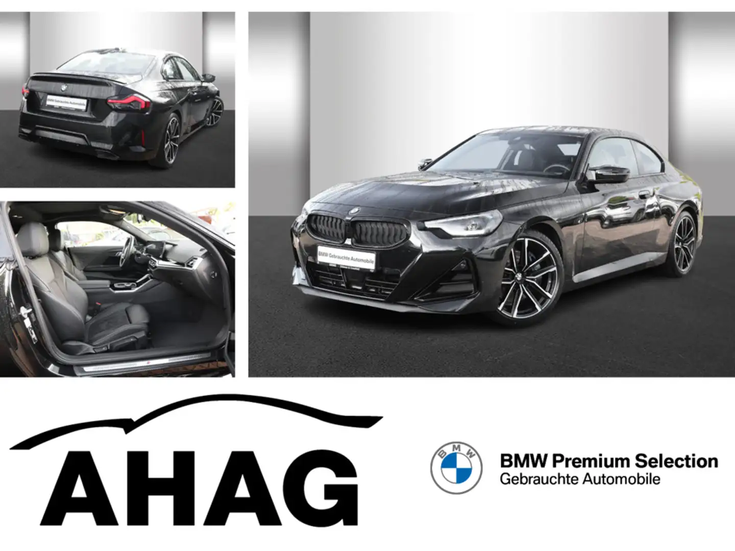 BMW 240 M240i Steptronic Coupe Sport Aut. Klimaaut. AHK Schwarz - 1