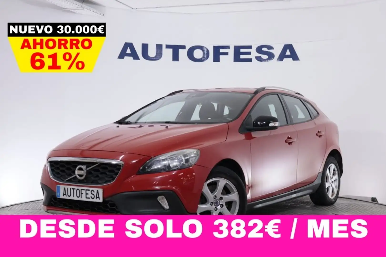Volvo V40 CROSS COUNTRY 1.6 D2 KINETIC 114CV 5P Rouge - 1