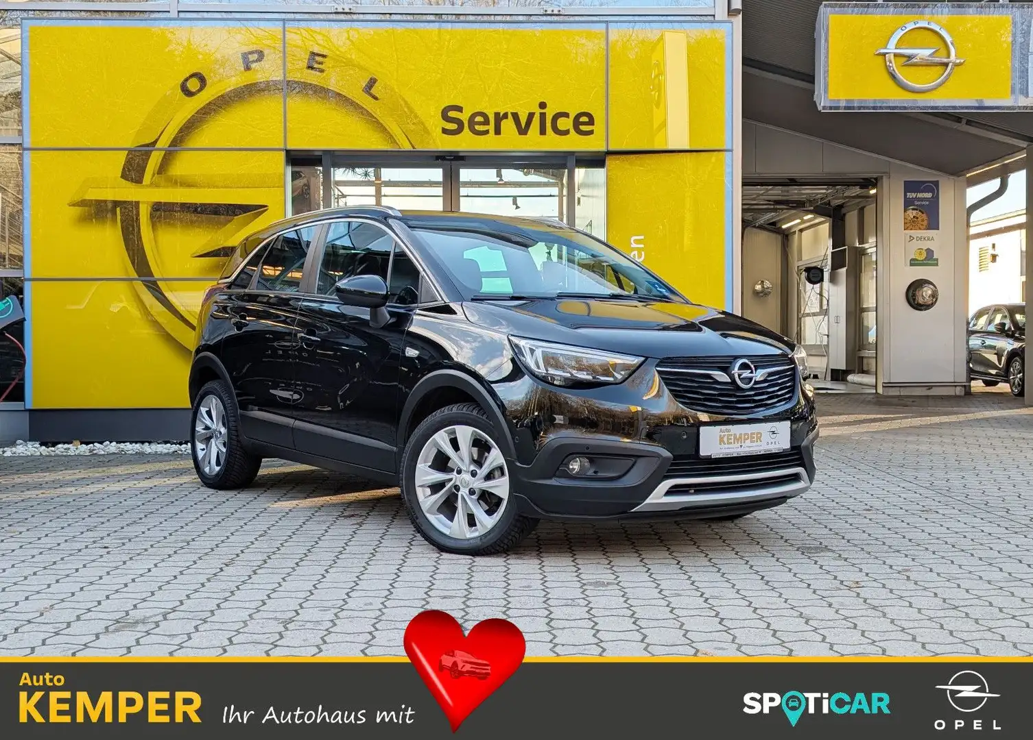 Opel Crossland X Crossland 1.2 Turbo Ultimate *AHK*HUD*Navi* Noir - 1