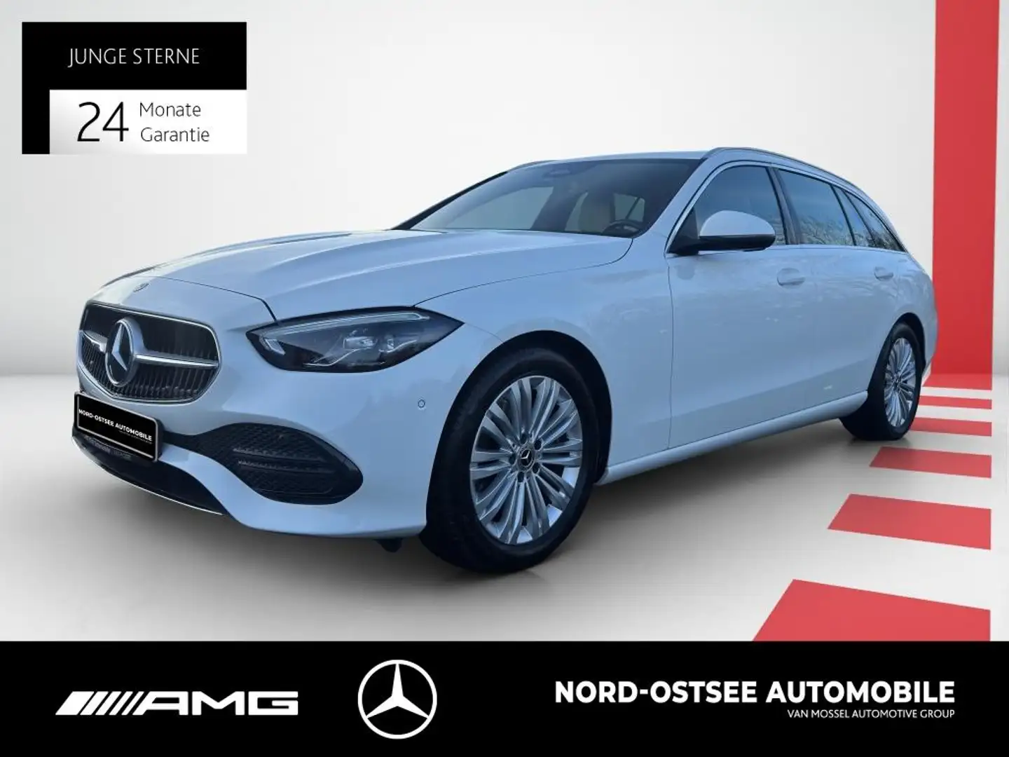 Mercedes-Benz C 200 T d AVANTGARDE LED KAMERA AMBIENTE SPURH. Blanc - 1