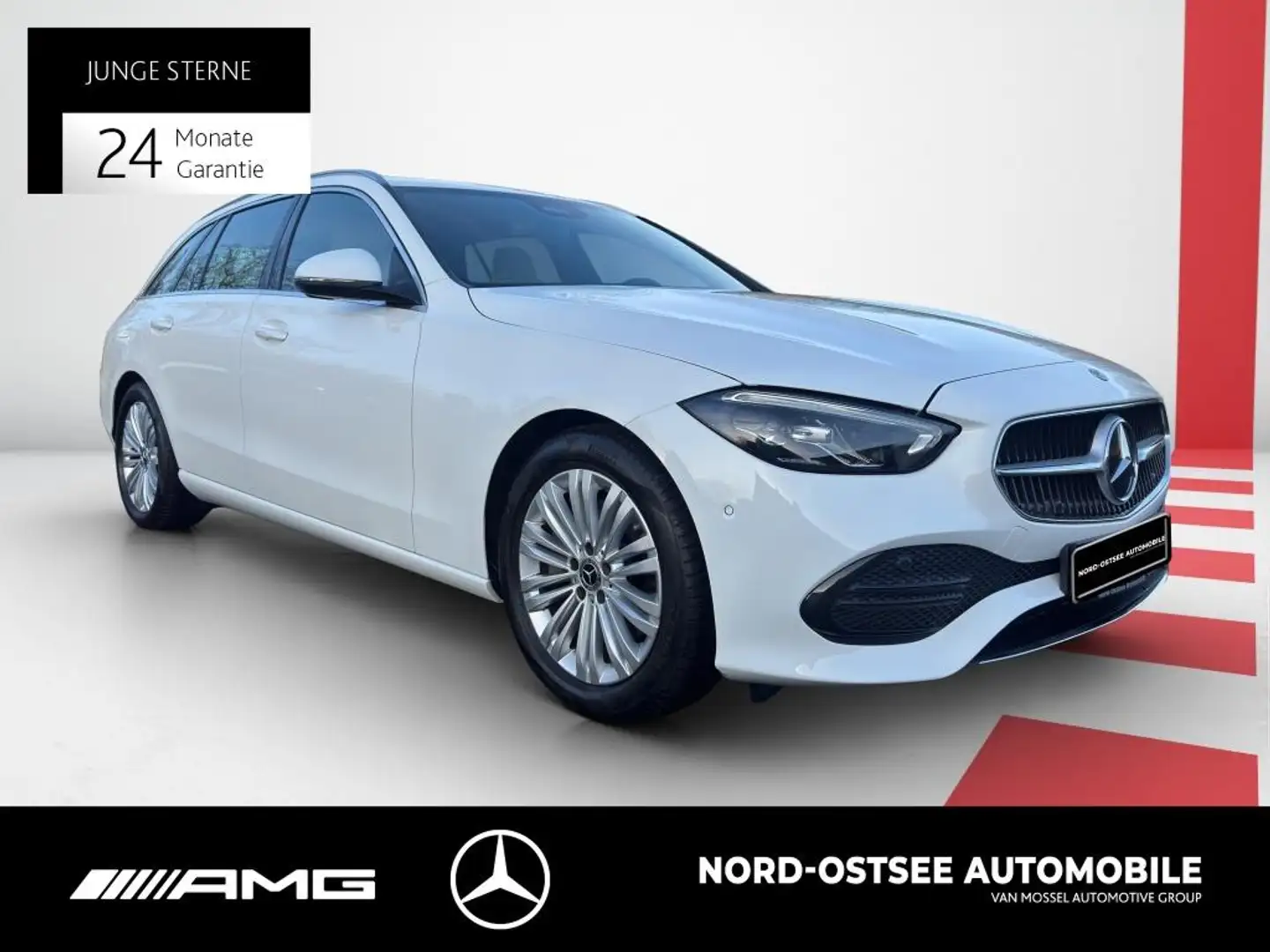 Mercedes-Benz C 200 T d AVANTGARDE LED KAMERA AMBIENTE SPURH. Blanc - 2