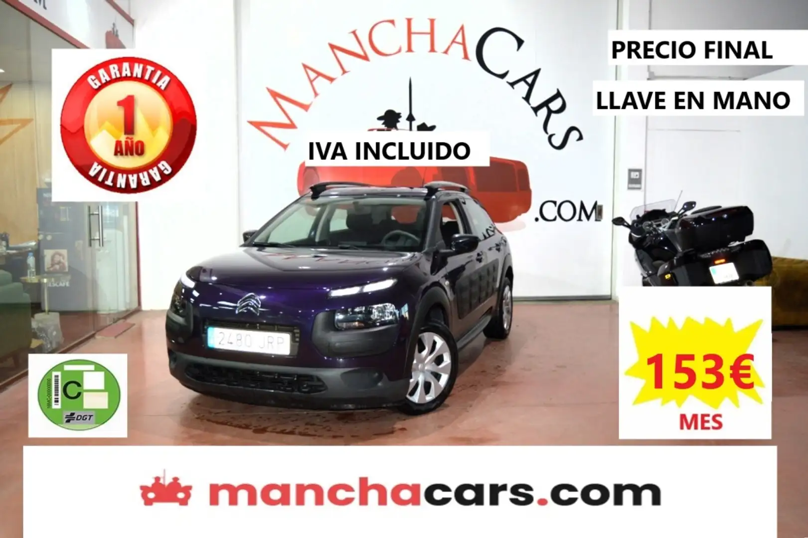 Citroen C4 Cactus 1.2 PureTech Feel 82 Mauve - 1