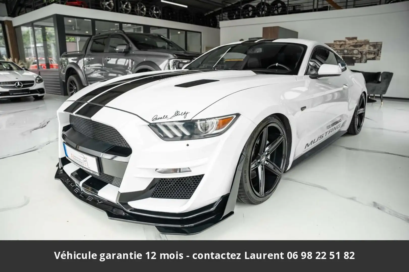 Ford Mustang Pack Shelby Tout compris hors homologation 4500e Blanc - 1
