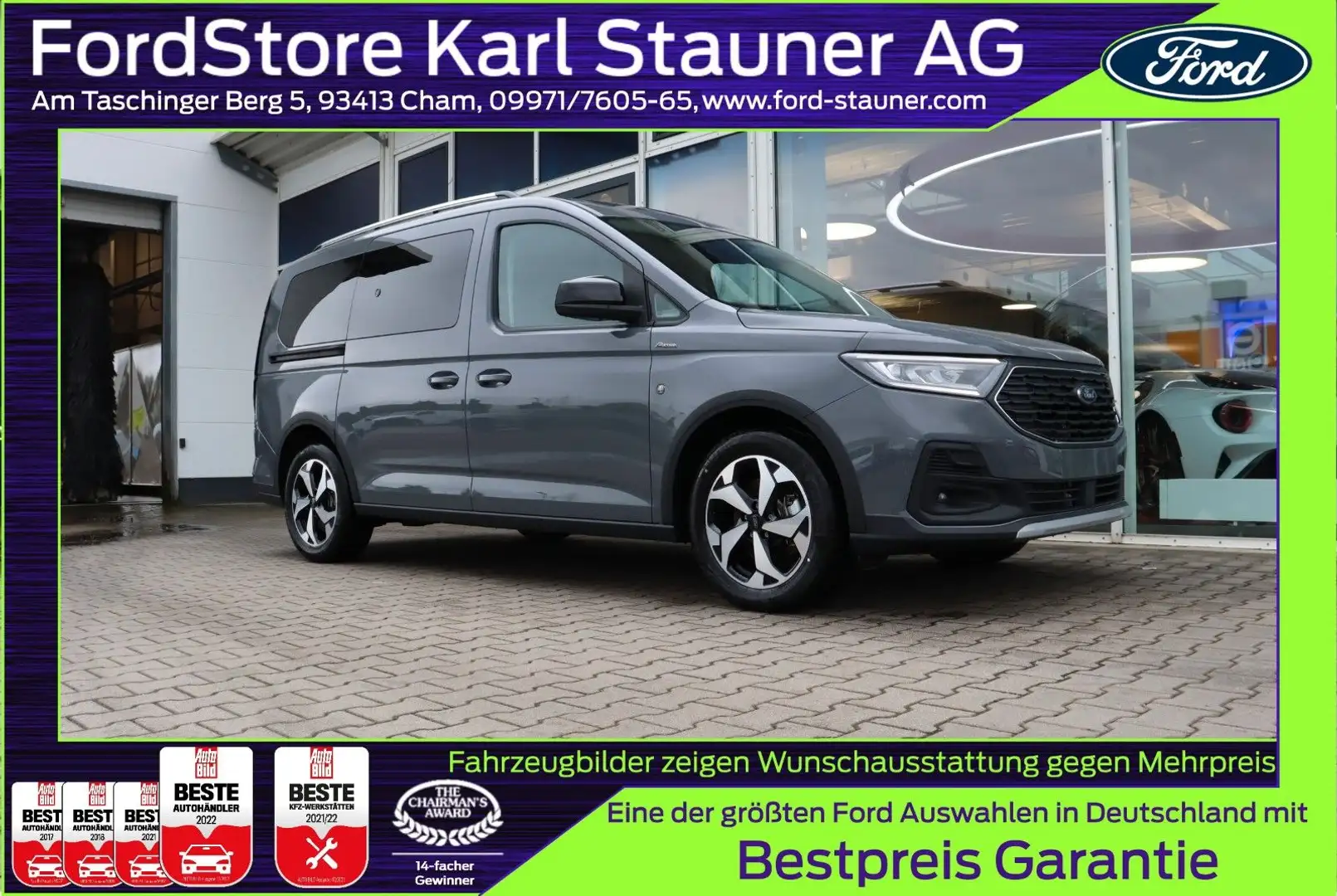 Ford Grand Tourneo Tourneo Connect Active 2.0 EcoBlue L2 7-Sitzer Alb - 1