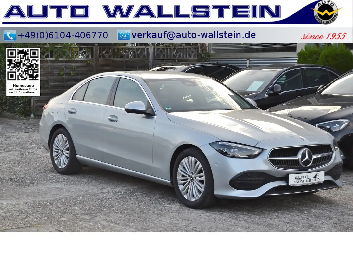 Mercedes-Benz C 180 Avantgarde (Business MBUX Park Kamera Licht Zilver - 1