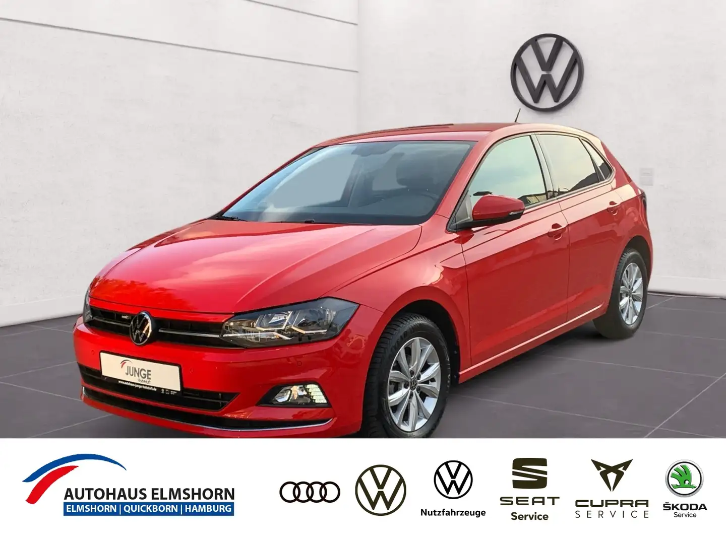 Volkswagen Polo Highline 1.0 TSI DSG 3,99% KLIMA ACC APP PDC SHZ Rot - 1