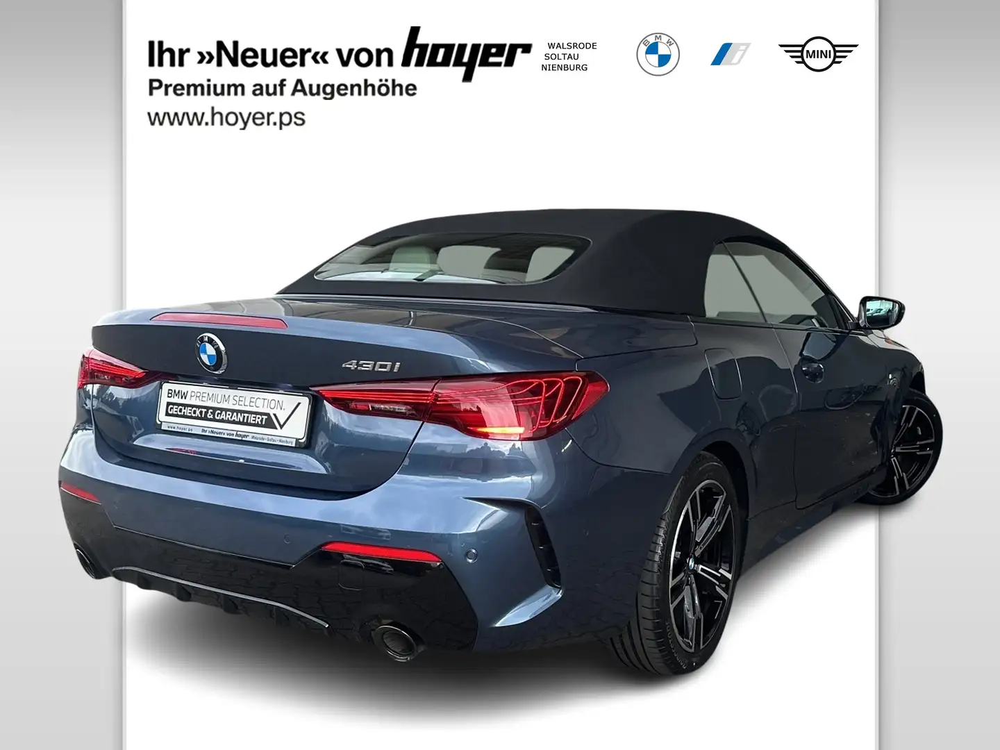 BMW 430 i xDrive Cabrio DAB LED RFK el. Sitze PDC Bleu - 2