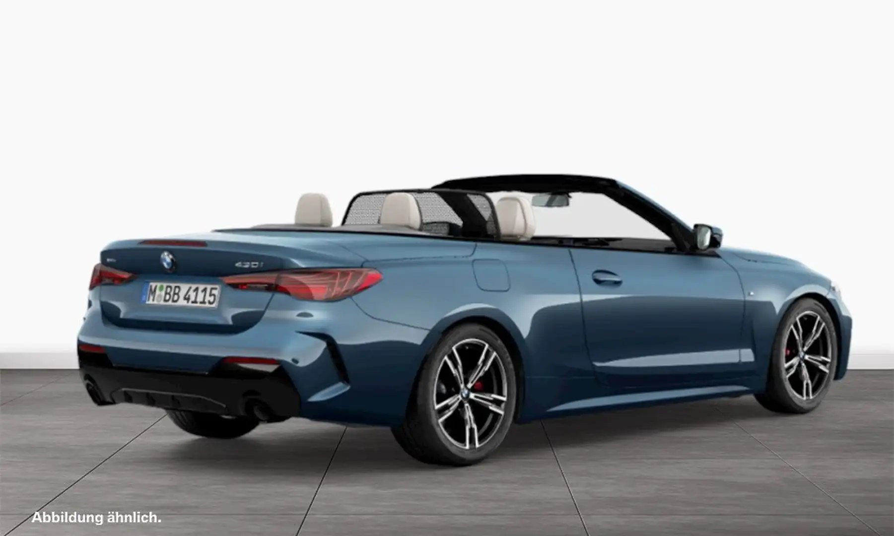 BMW 430 i xDrive Cabrio DAB LED RFK el. Sitze PDC Blu/Azzurro - 2