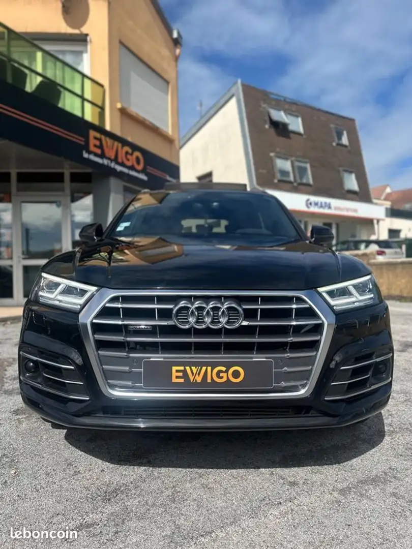 Audi Q5 3.0 50 tdi 286ch s-line quattro toit ouvrant sieges cuir carplay camera tiptronic bva Noir - 2