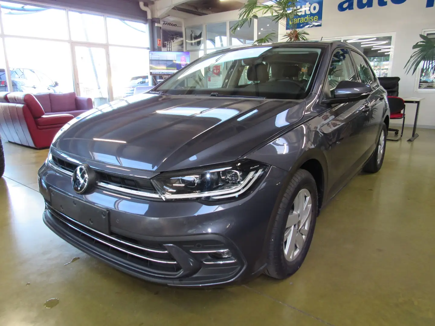 Volkswagen Polo 1.0 TSI 95 STYLE NEUVE + OPTIONS GARANTIE 5 ANS -2 Gris - 1