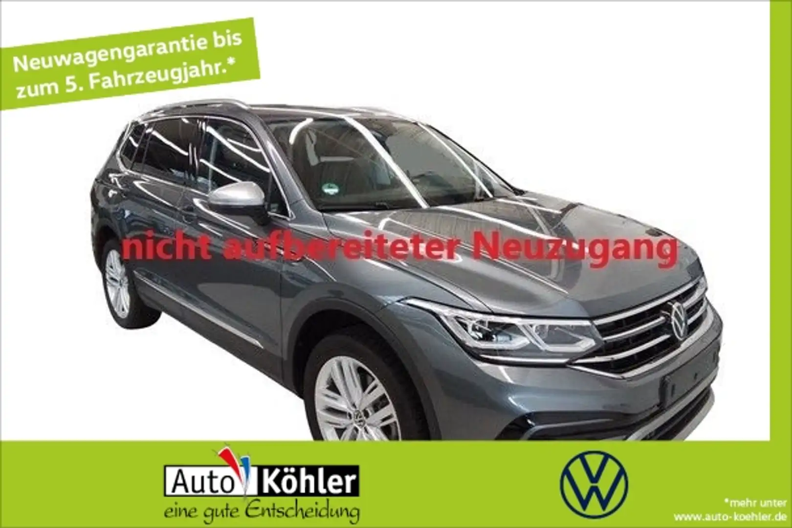 Volkswagen Tiguan Allspace Elegance TSi Leder Vienna Matrix Grau - 1