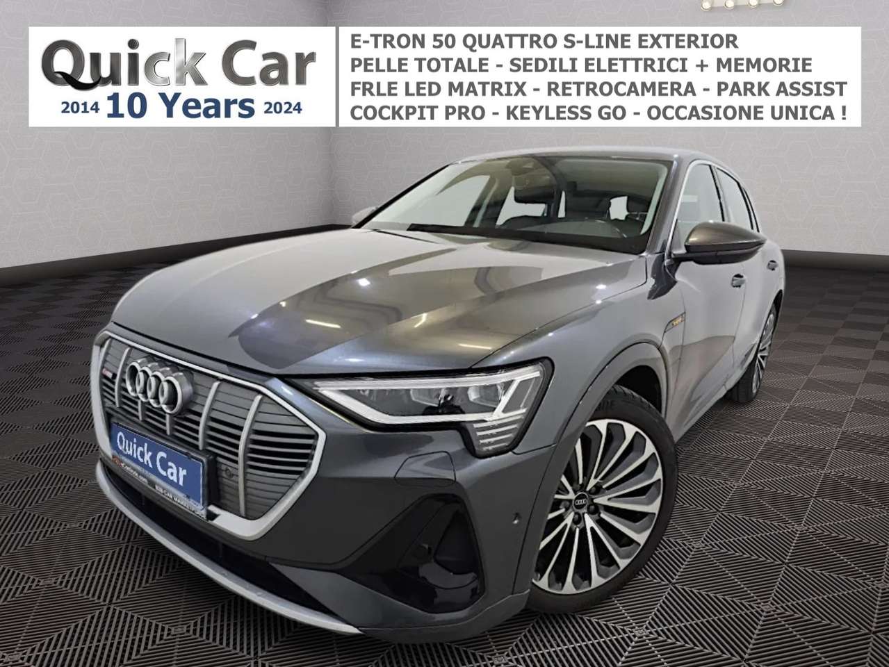 Audi e-tron 50 QUATTRO S-LINE,PELLE,COCKPIT PRO,MATRIX,KEYLESS