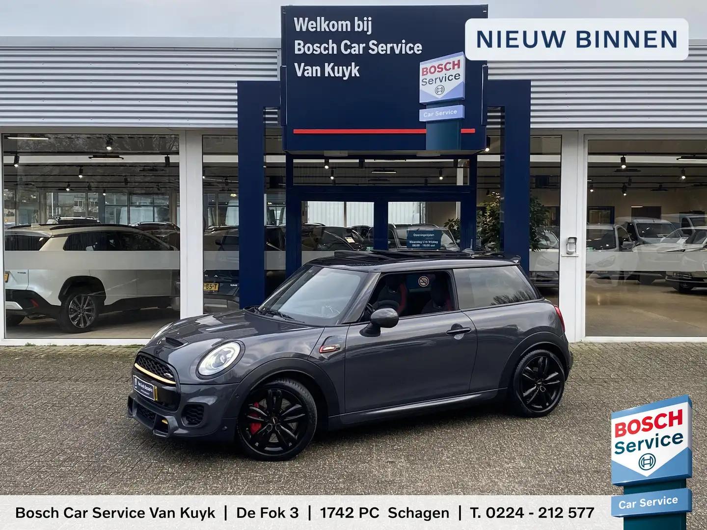 MINI John Cooper Works Mini 2.0 Chili / NL Auto / 231 PK / JCW-sportuitla Gris - 1