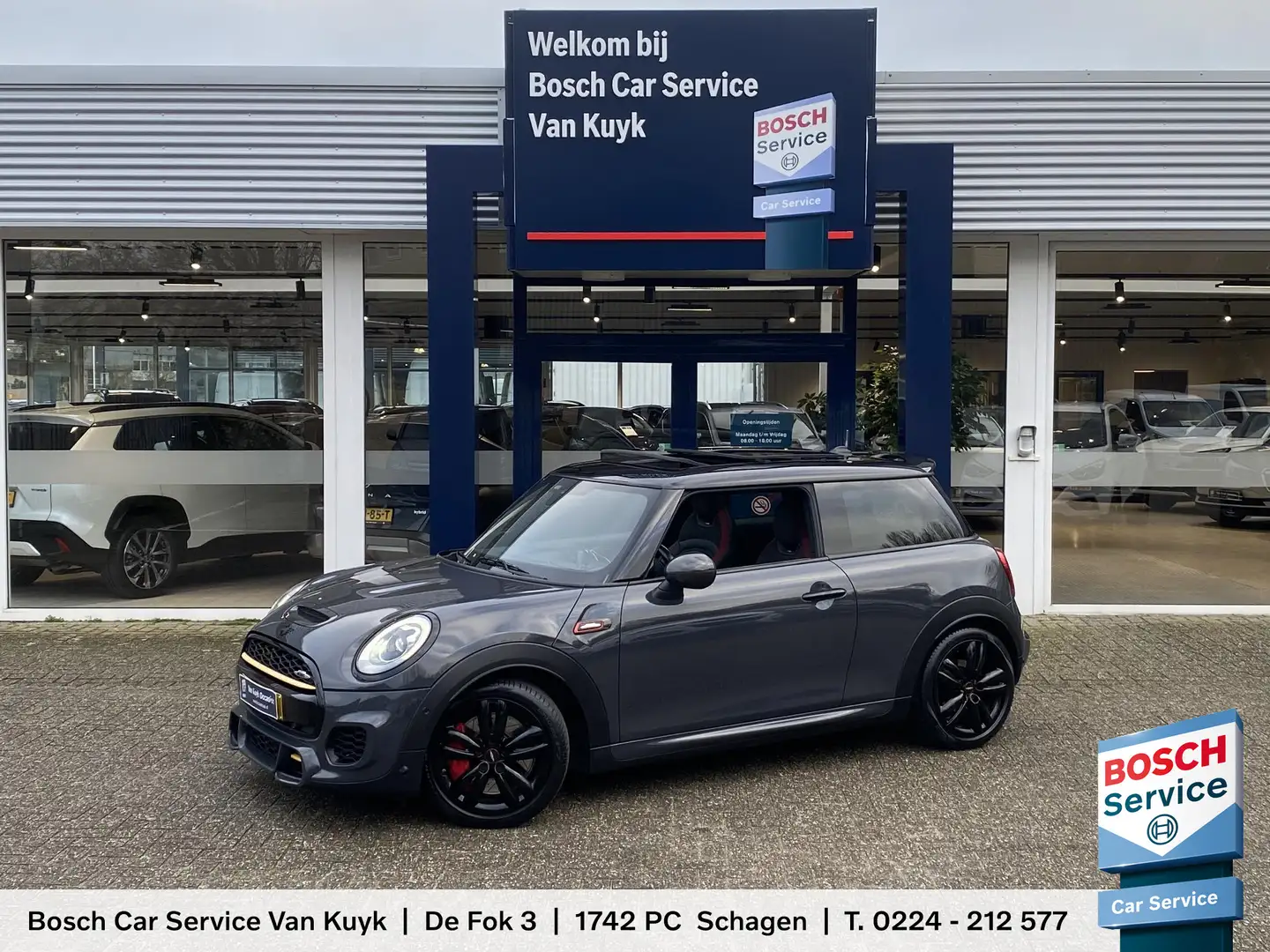 MINI John Cooper Works Mini 2.0 Chili / NL Auto / 231 PK / JCW-sportuitla Gris - 1