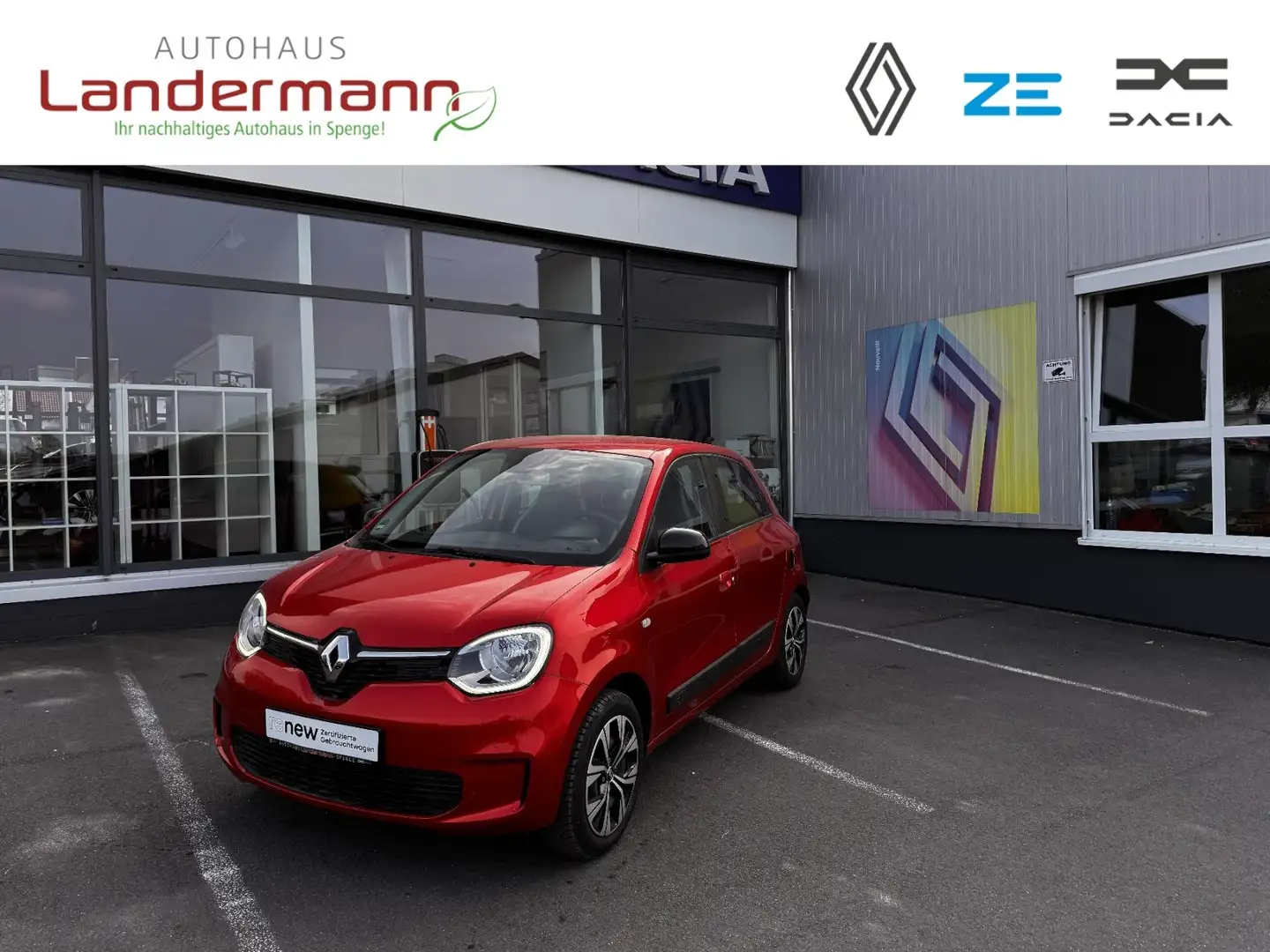 Renault Twingo ZEN SCE 65  KLIMA+PDC+R&GO-AUDIO+ALLWETTER Rot - 1