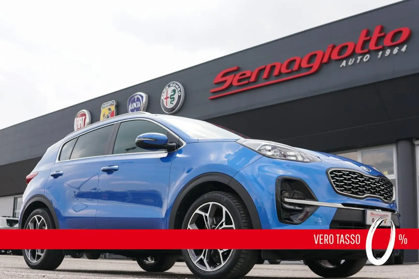 Kia Sportage 1.6 136cv mhev GT Line TAGLIANDATA | TETTO | ACC Blu/Azzurro - 1