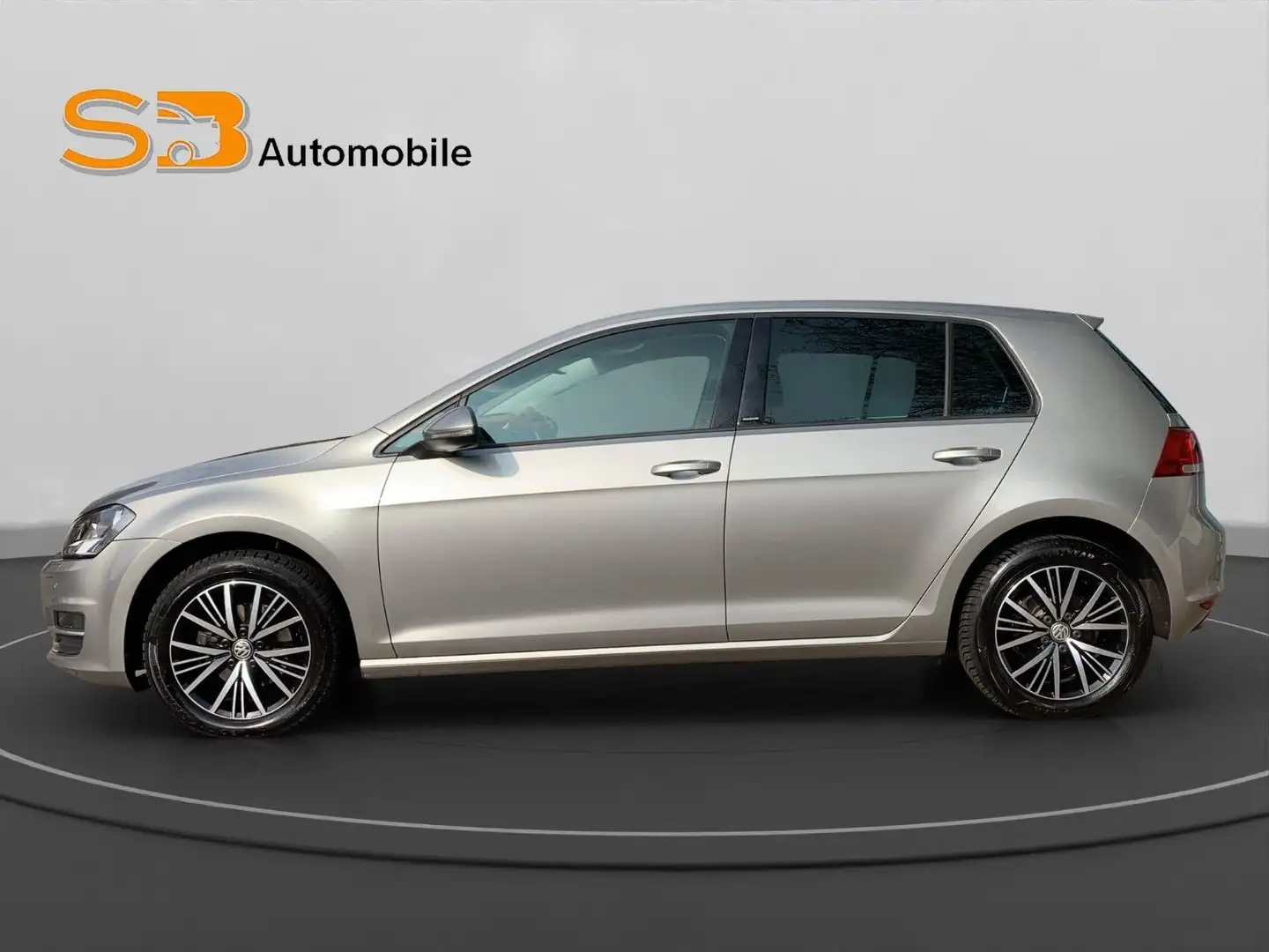 Volkswagen Golf VII Lim. Allstar*AUT*2.Hand*Scheckheft*Navi Silber - 2