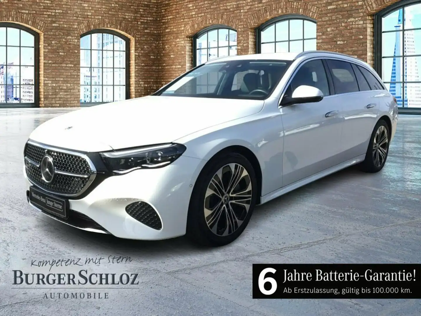 Mercedes-Benz E 300 e T-Modell Avantgarde SpurW W-Paket ACC Bílá - 1