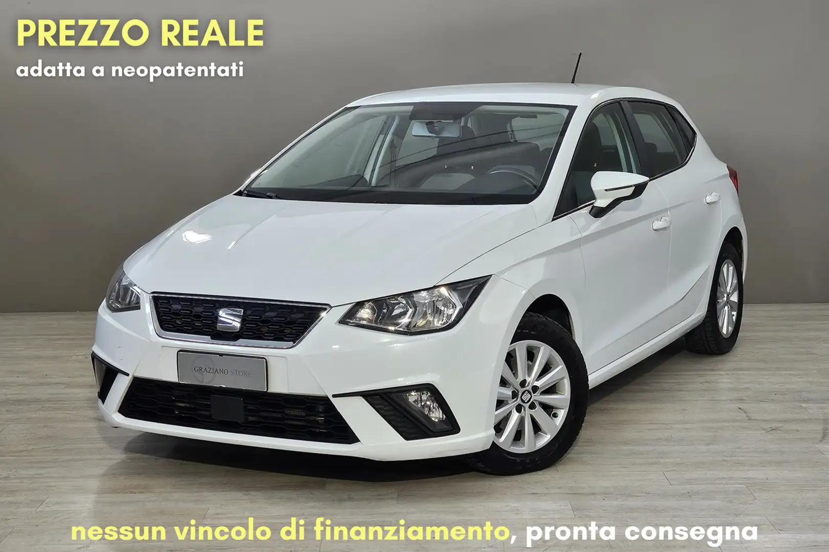 SEAT Ibiza SEAT Ibiza 1.6 TDI 80 CV 5 porte Business Bianco - 1