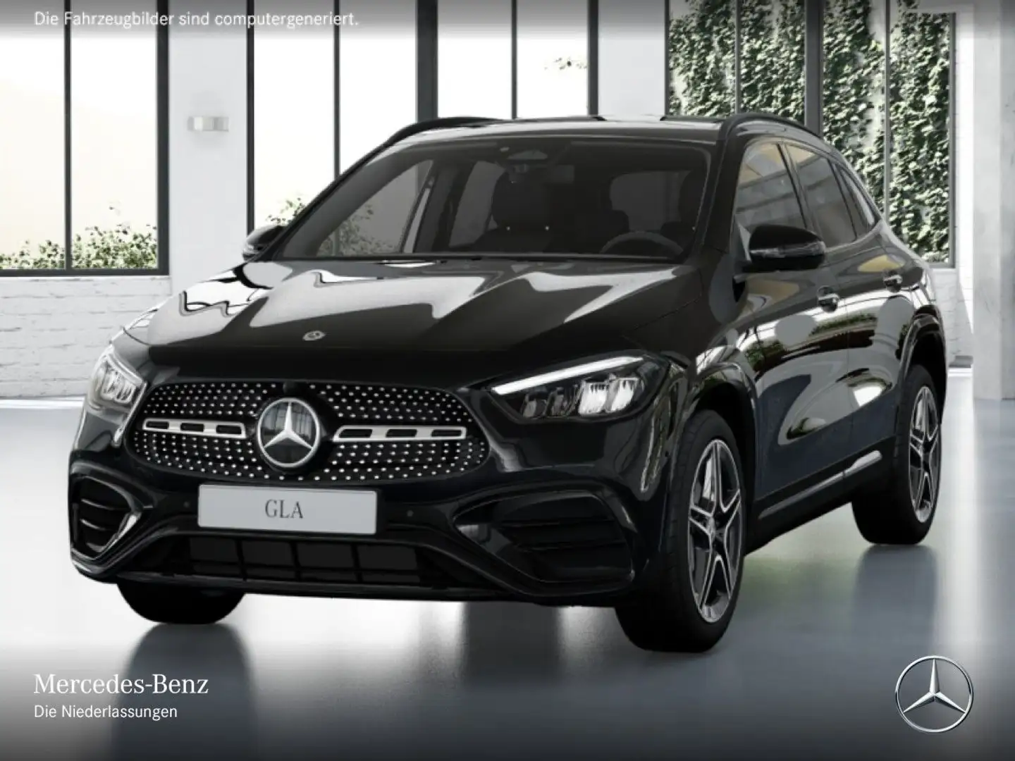 Mercedes-Benz GLA 220 4M AMG+NIGHT+PANO+360°+AHK+LED+19"+TOTW Schwarz - 2