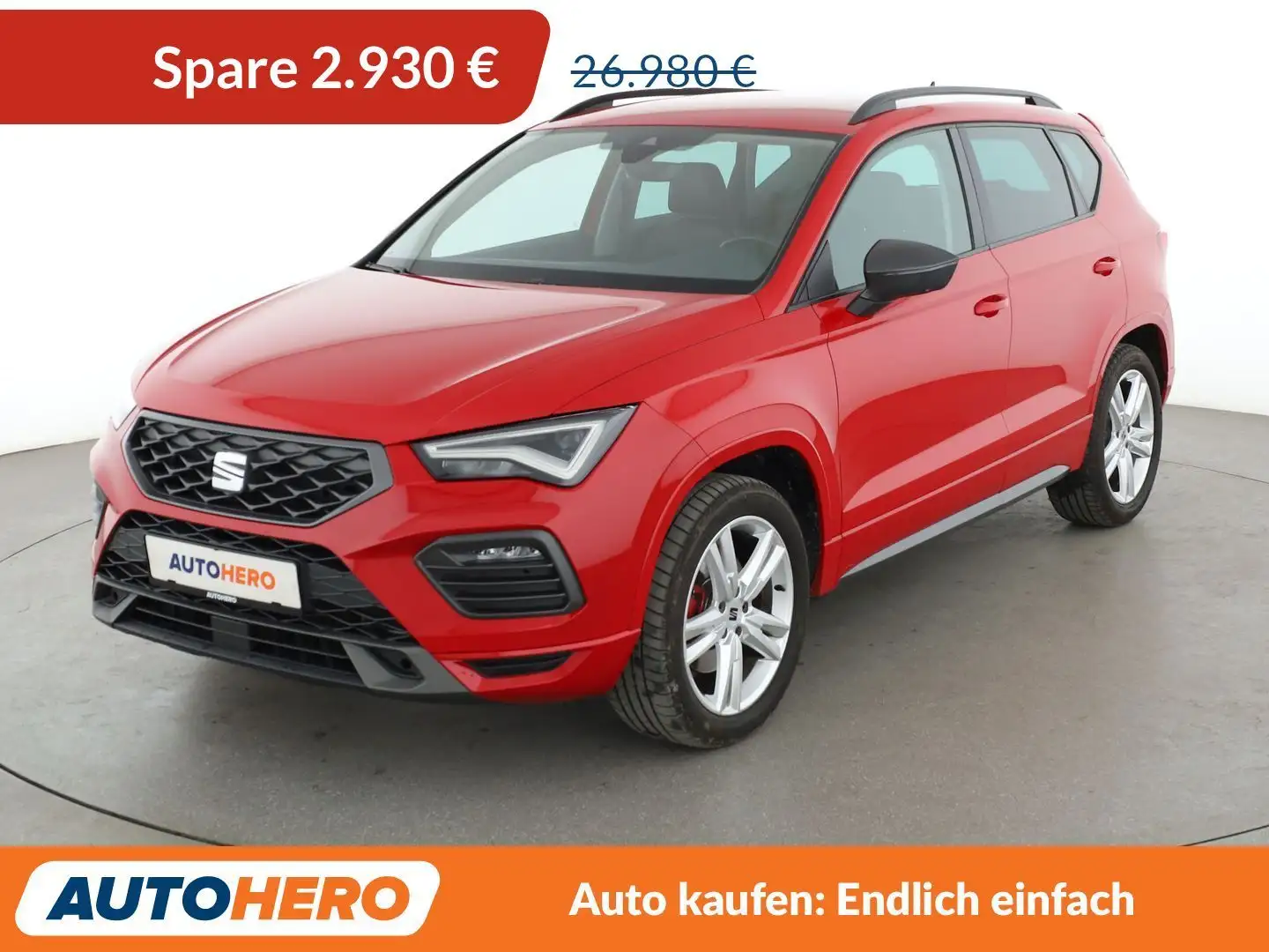 SEAT Ateca 2.0 TDI FR 4Drive Aut.*NAVI*LED*ACC*PDC*CAM*SHZ* Rot - 1