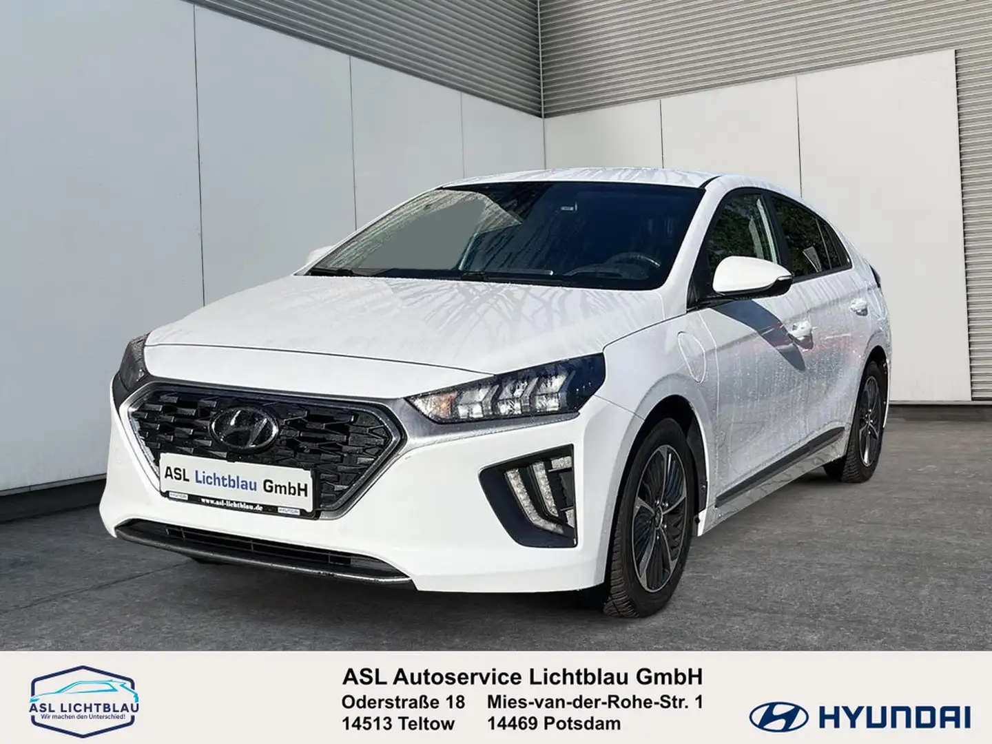 Hyundai IONIQ Facelift PLUG IN Hybrid STYLE-Paket 104 kW (141... Weiß - 1