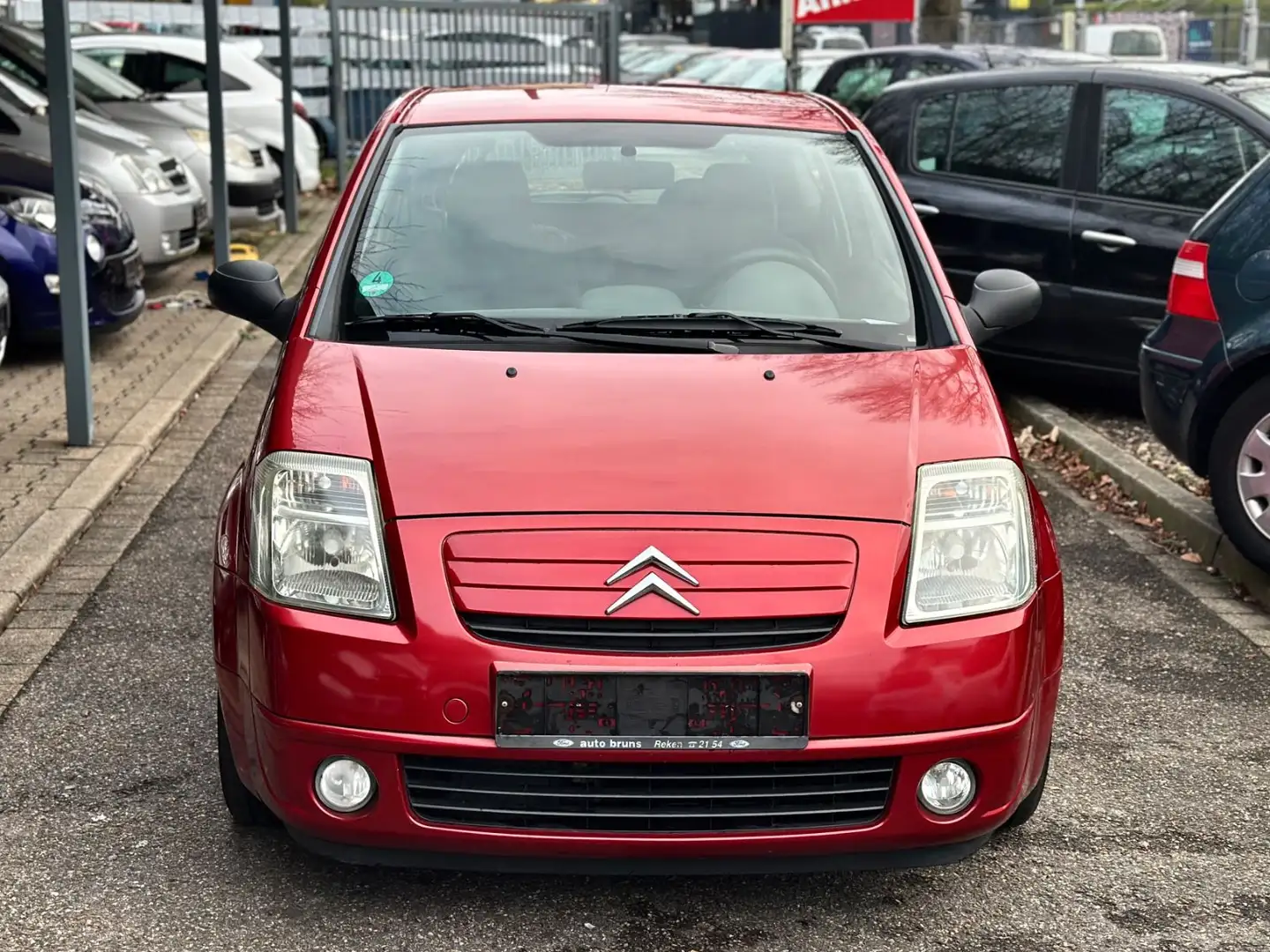 Citroen C2 Confort 1.4 TÜV/INSP.NEU*KLIMA* Rouge - 2