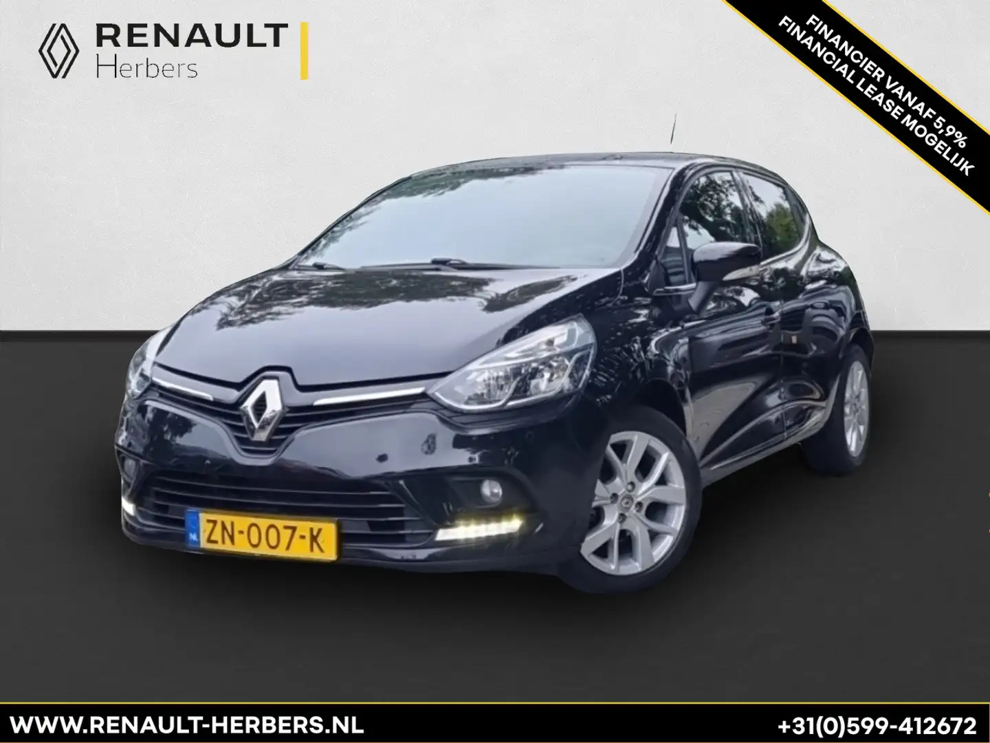 Renault Clio 0.9 TCe Limited CRUISE / NAVI / SENSOREN ACHTER / Noir - 1