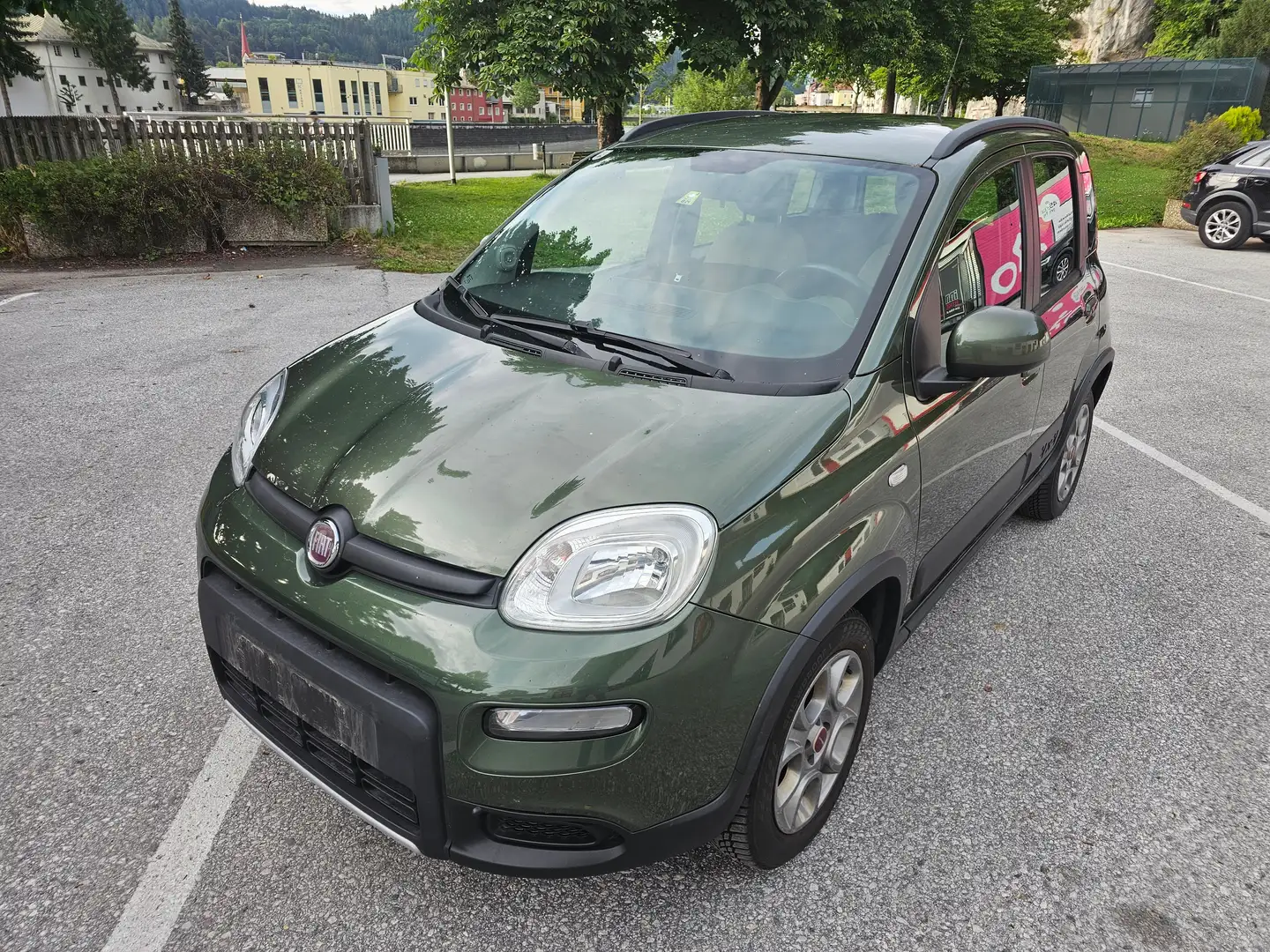 Fiat Panda Rock 4x4 Klima (neue PICKERL) Grün - 1