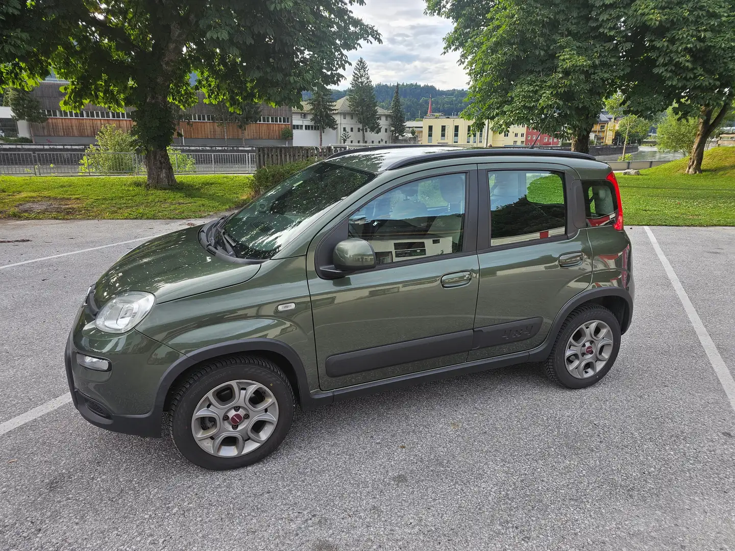 Fiat Panda Rock 4x4 Klima (neue PICKERL) Grün - 2