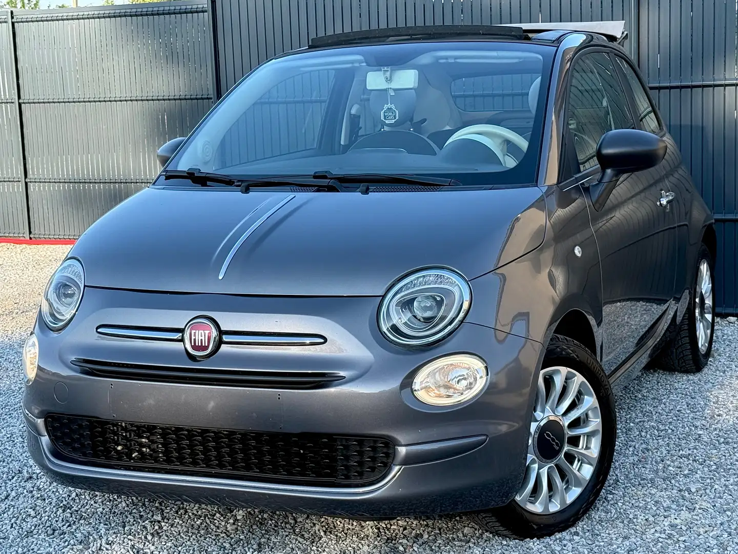 Fiat 500C 0.9 T TwinAir / Cabriolet / Airco / Navigation !! Gris - 1