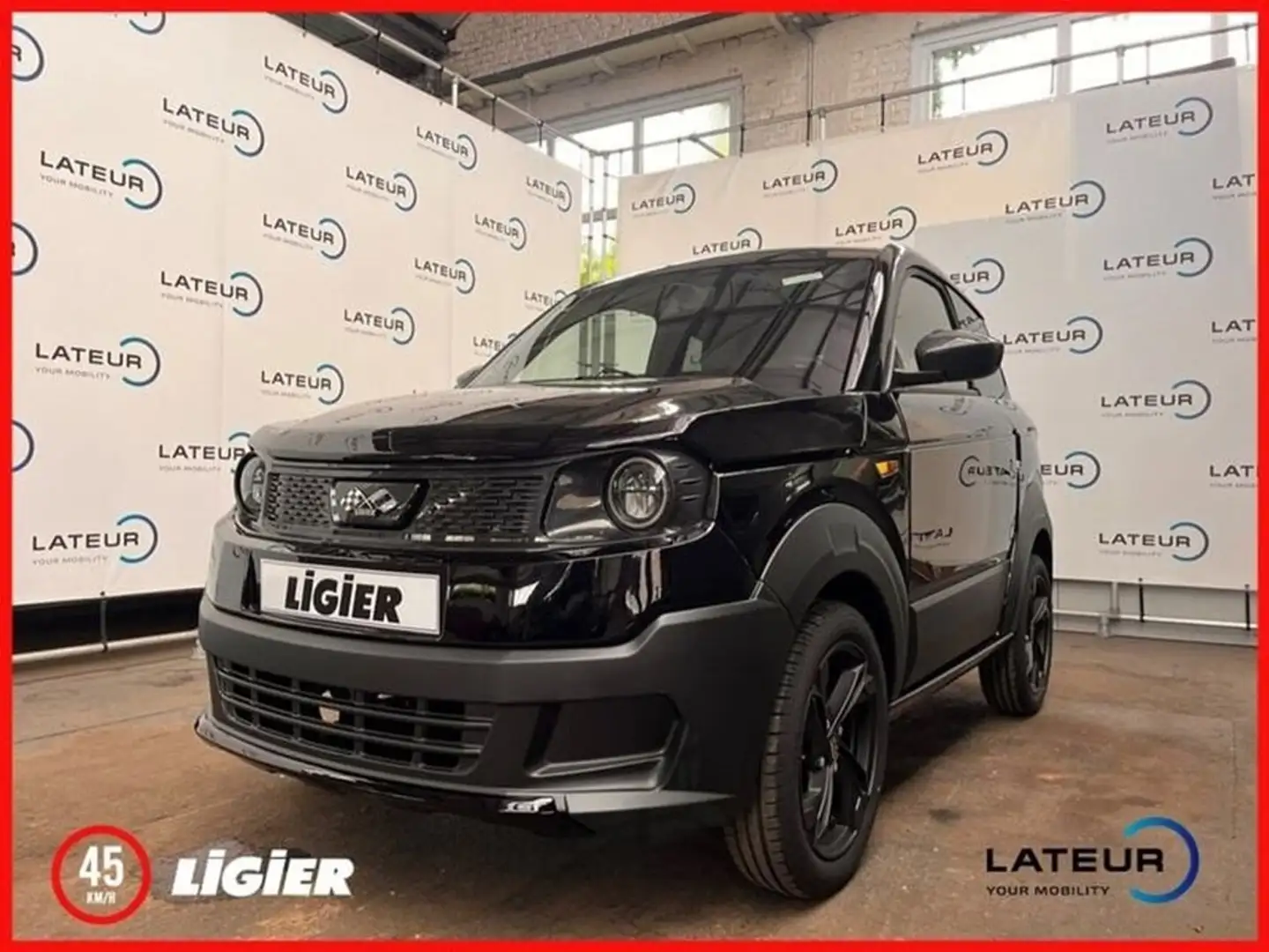 Ligier Myli R.Ebel Edition Elektrisch 12,42kW Apple Carplay An Schwarz - 1
