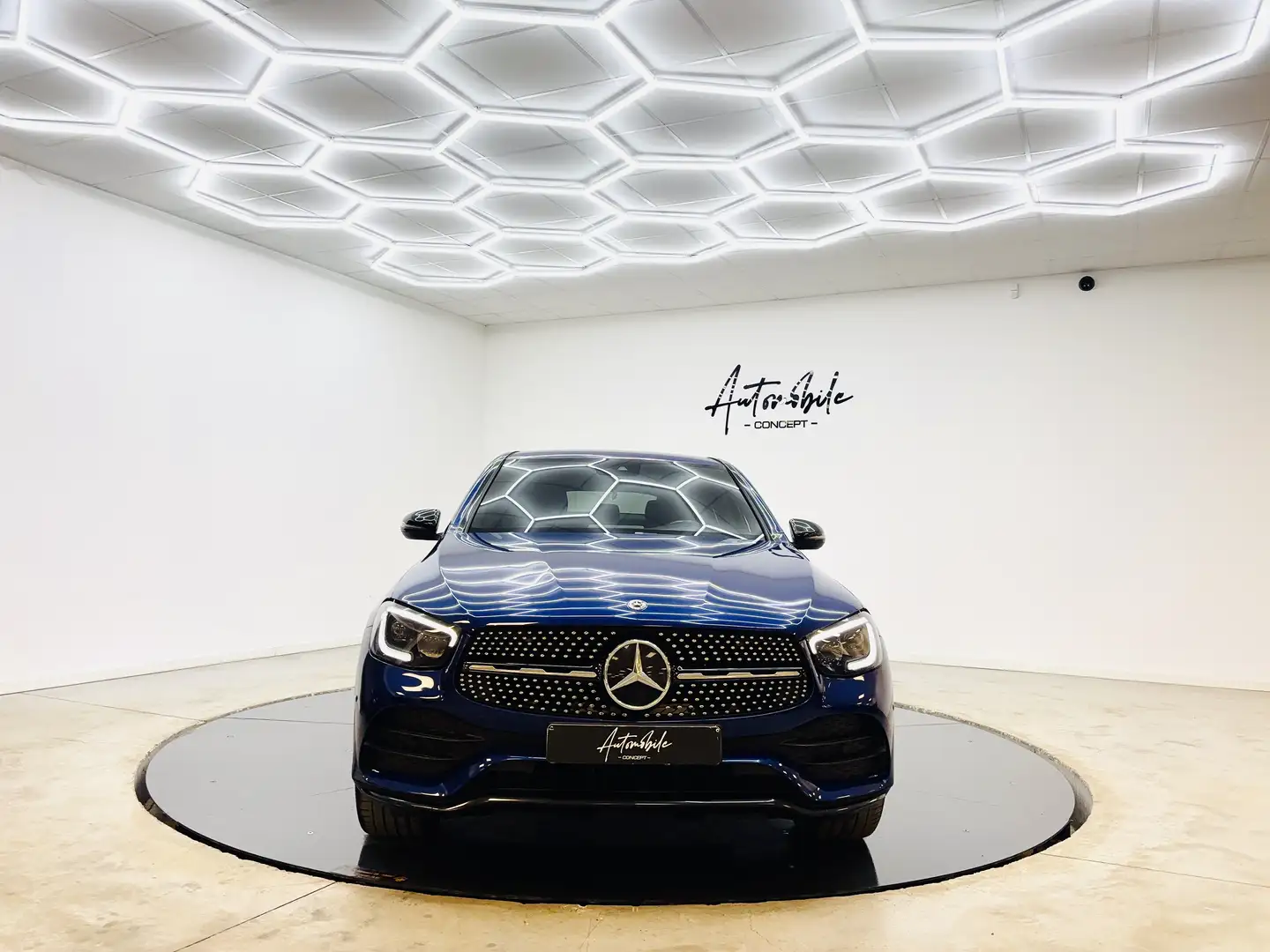 Mercedes-Benz GLC 200 ✅1AN GARANTIE✅PACK AMG✅1ER PROPRIO✅FACELIFT✅CAMERA Blau - 2
