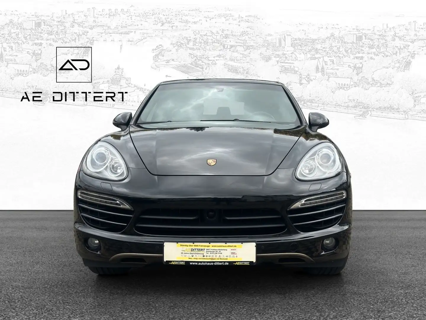 Porsche Cayenne Diesel Pano+Ahk+2Hand Schwarz - 1